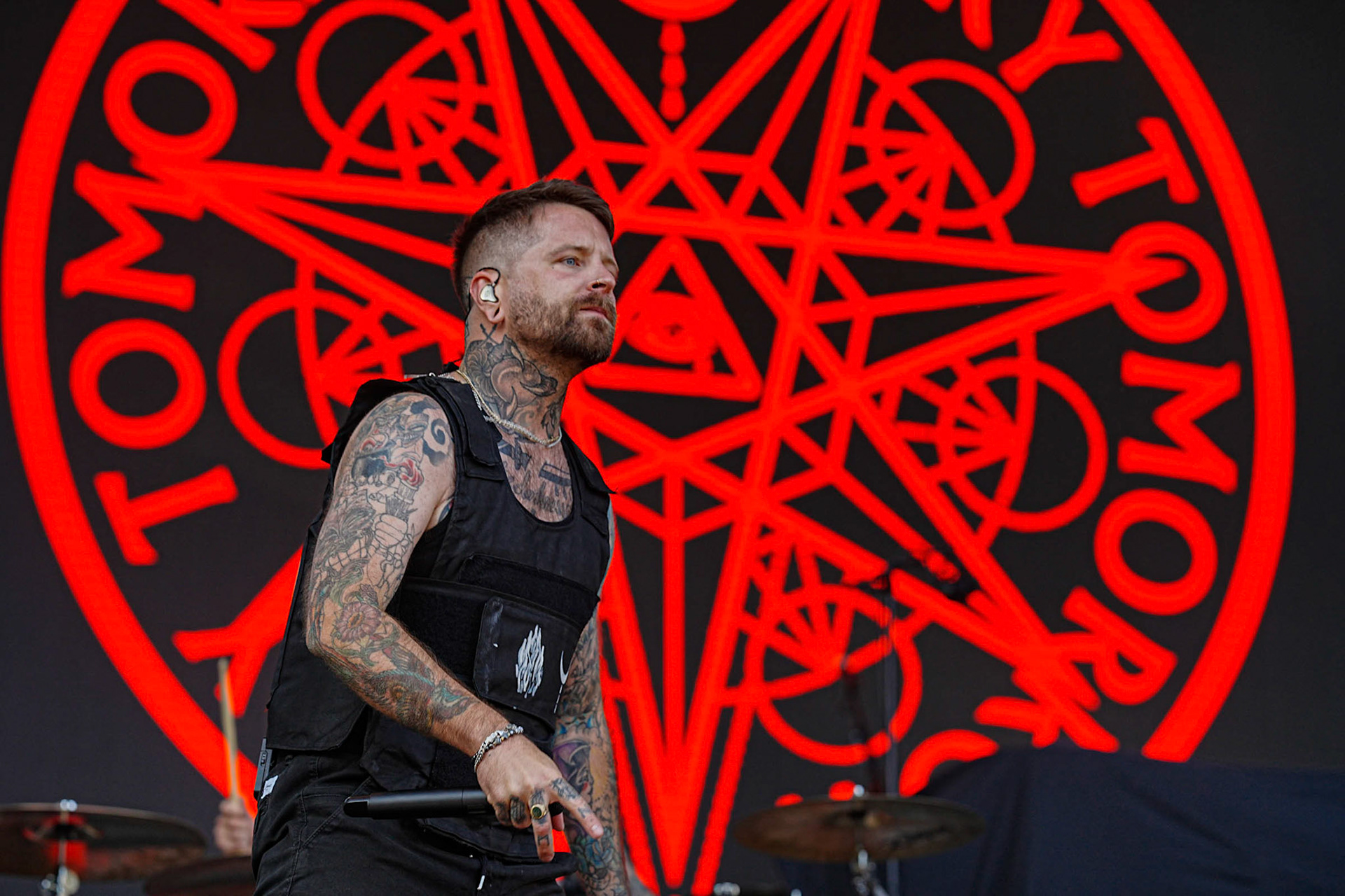 10.06.2023 Bury Tomorrow trzeci dzien festiwaluMystic Festival 2023, Stocznia Gdanska fot. Andrzej Wasilkiewicz/Reporter