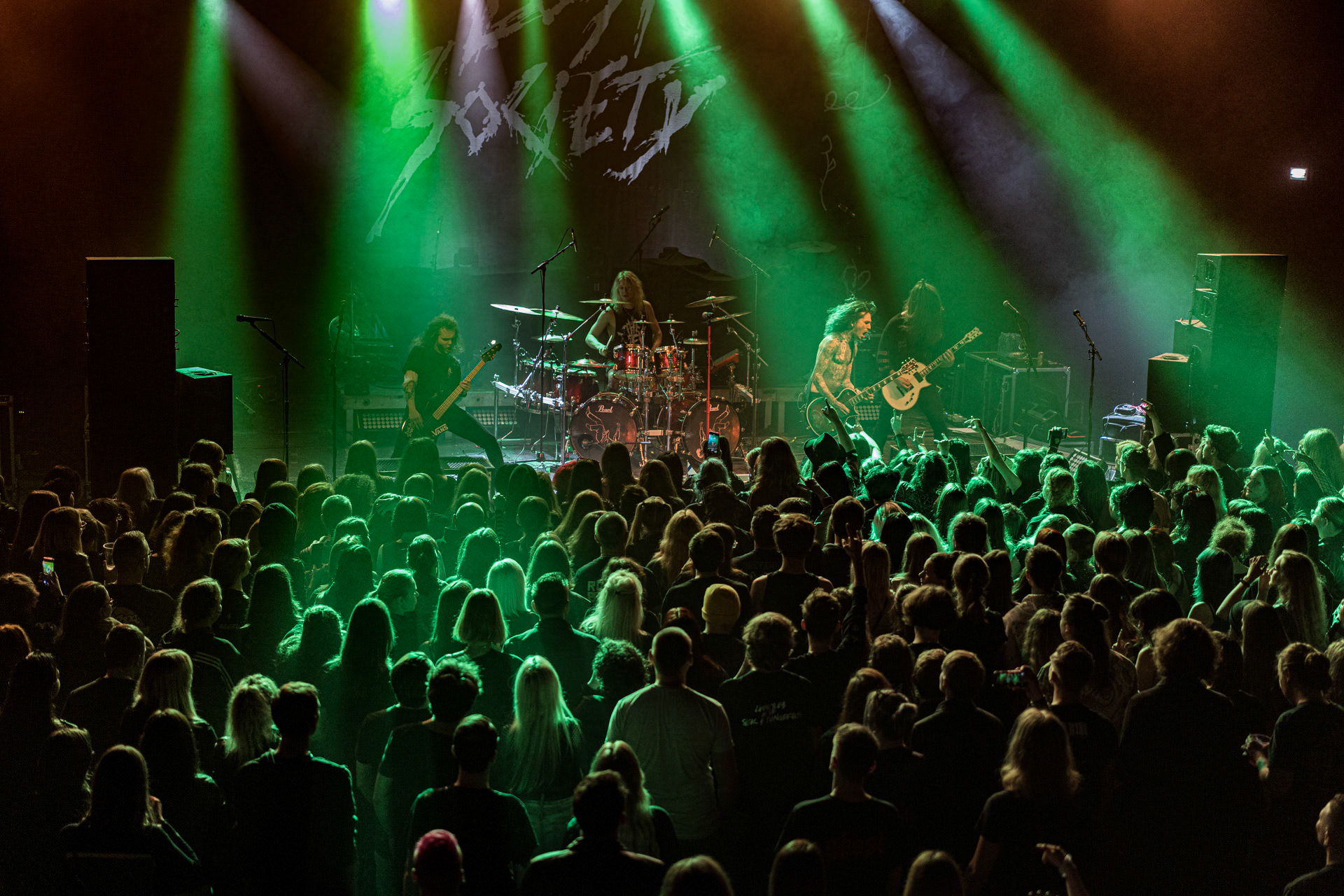 1.10.2022 Lost Society – na warszawskim koncercie trasy Sick and Dangerous Tour 2022 - finski thrash metalowy zespol, zalozony w 2010 roku w Jyvaskyla przez Samy Elbanna. W 2012 roku grupa wygrala w krajowych eliminacjach do Global Battle Of the Bands.  Lost Society zagrali przed BLIND CHANNEL w skladzieSamy Elbanna – wokal, gitara,Arttu Lesonen – gitara,Mirko Lehtinen – gitara basowa,Ossi Paananen – perkusja,Produkcja Winiary Bookings, klub Progresja, patronat Antyradio,fot. Andrzej Wasilkiewicz/Reporter