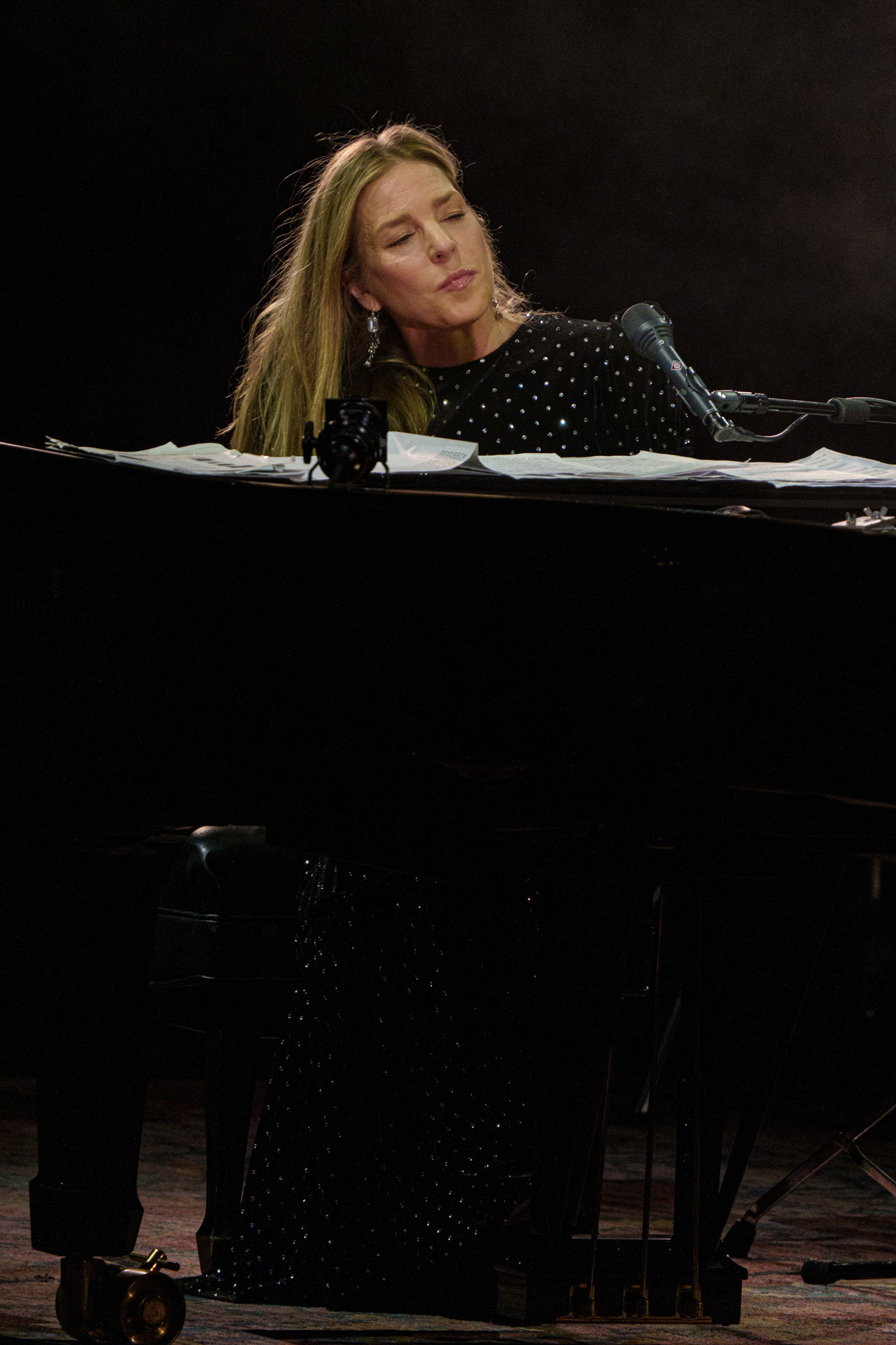 9.05.2023 Kanadyjska ikona jazzu Diana Krall, warszawski koncert na Torwarze. Produkcja Knock Out Productions.fot. Andrzej Wasilkiewicz/Reporter