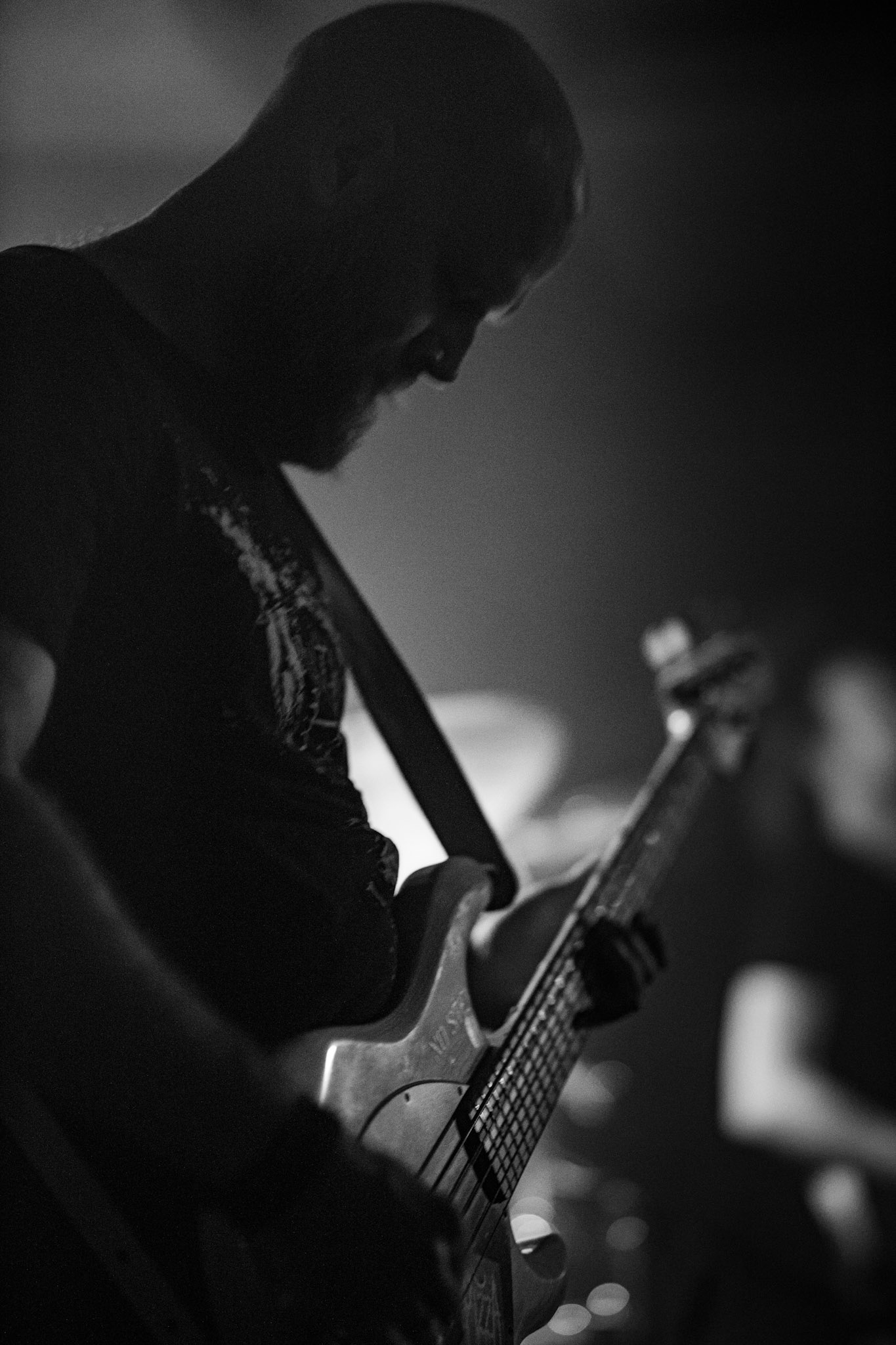 Koncert 4dots - 20.12.2019 Warszawa Klub Pogłos, n/z K. Stankiewicz bass, Post something, Post something else, fot. Andrzej Wasilkiewicz/REPORTER