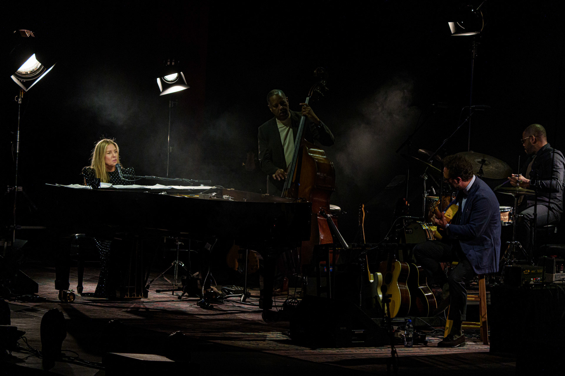 9.05.2023 Kanadyjska ikona jazzu Diana Krall, warszawski koncert na Torwarze. Produkcja Knock Out Productions.fot. Andrzej Wasilkiewicz/kaziq.com