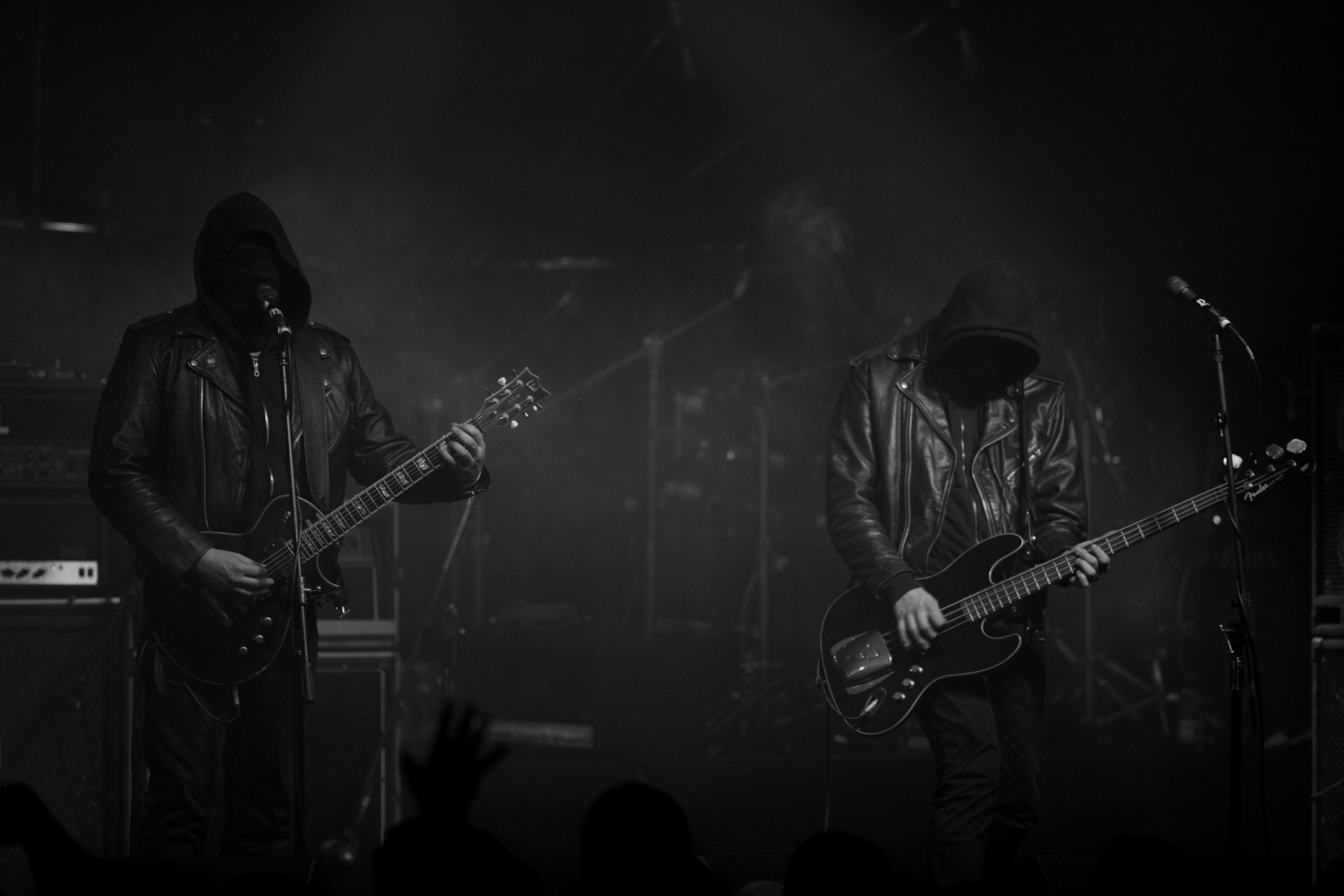 15.12.2017r. Mgła koncert Merry Christless - Warszawa Progresja, Mikołaj M. Żentara - gitara, gitara basowa wokal,
Maciej Darkside Kowalski perkusja,
   fot. Andrzej Wasilkiewicz/Reporter