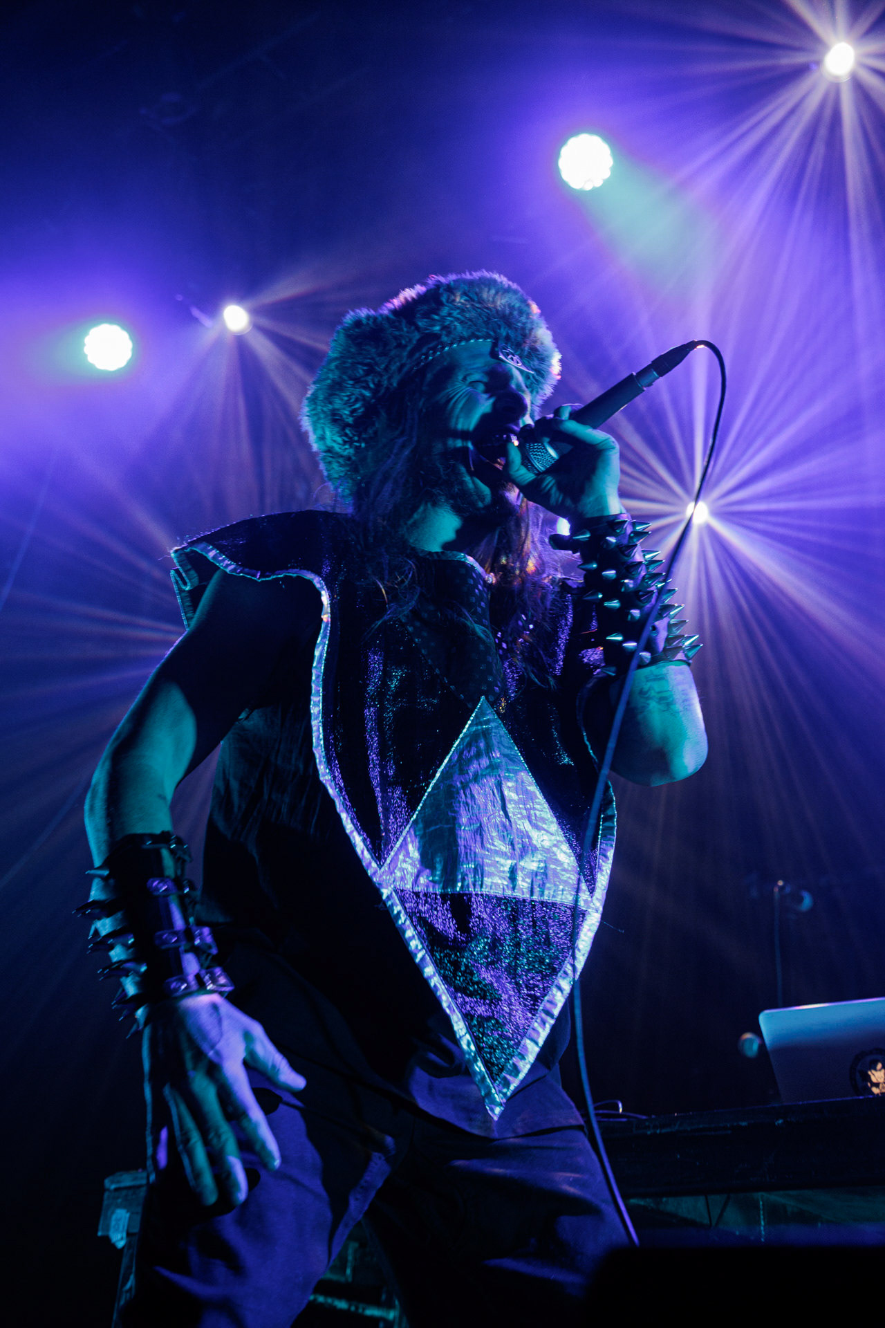 29.04.2022 Otto Von Schirach - nadrealna muzyka elektroniczna z elementami noise, gore grind, hip-hop, death metal. n/z Otto Von Schirach Produkcja Knock Out Productions, klub Progresja.Wytwornia Ipecac,fot. Andrzej Wasilkiewicz/Reporter