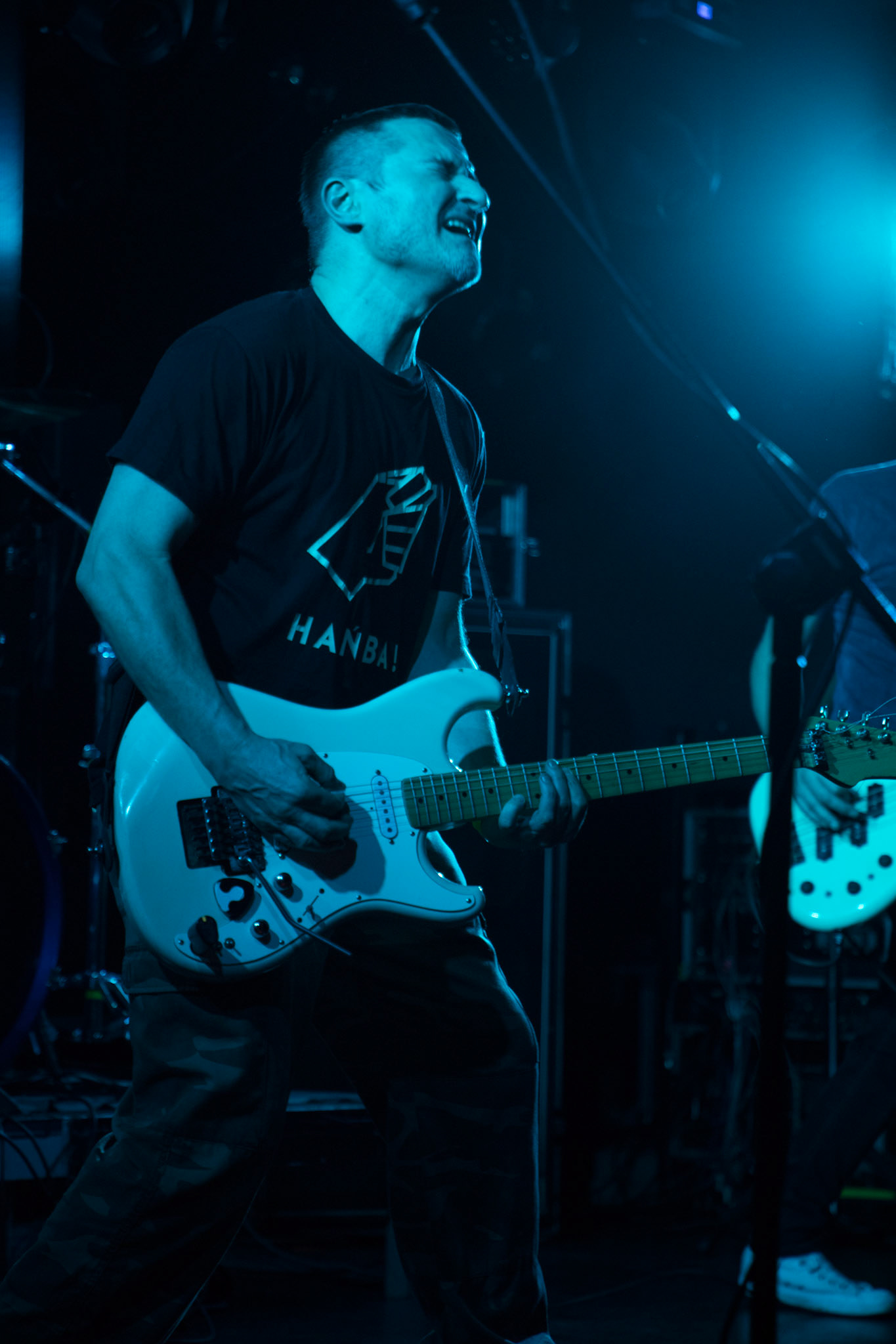 9.12.2017r Dezerter koncert Proxima, Robert Robal Matera gitara, wokal, Krzysztof Grabowski perkusja , Jacek Chrzanowski gitara basowa fot. Andrzej Wasilkiewicz/Reporter