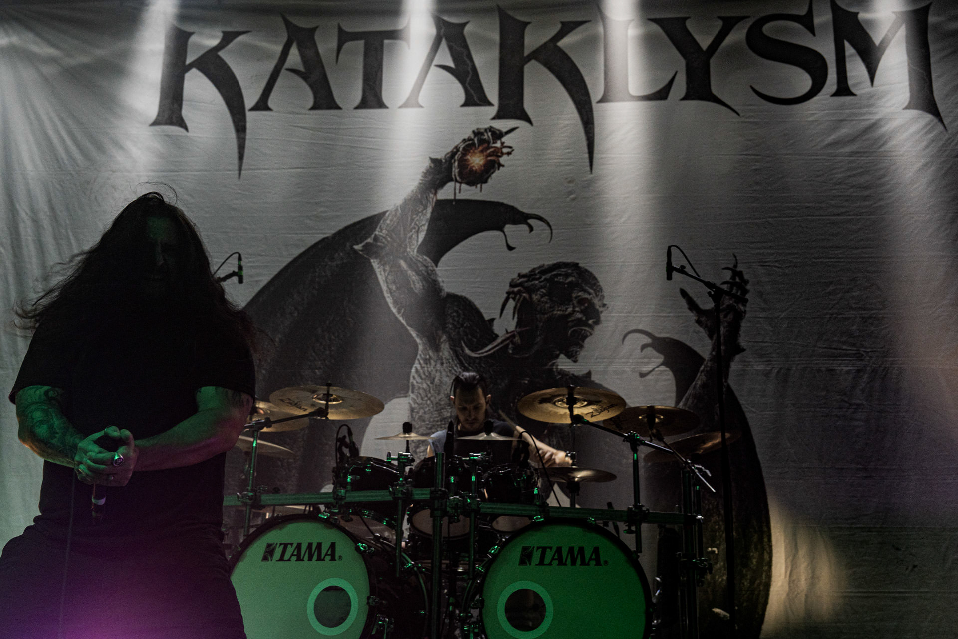 14.04.2023 Kataklysm - kanadyjski melodic death metal. Knock Out Productions, klub Progresja Warszawa. fot. Andrzej Wasilkiewicz/kaziq.com