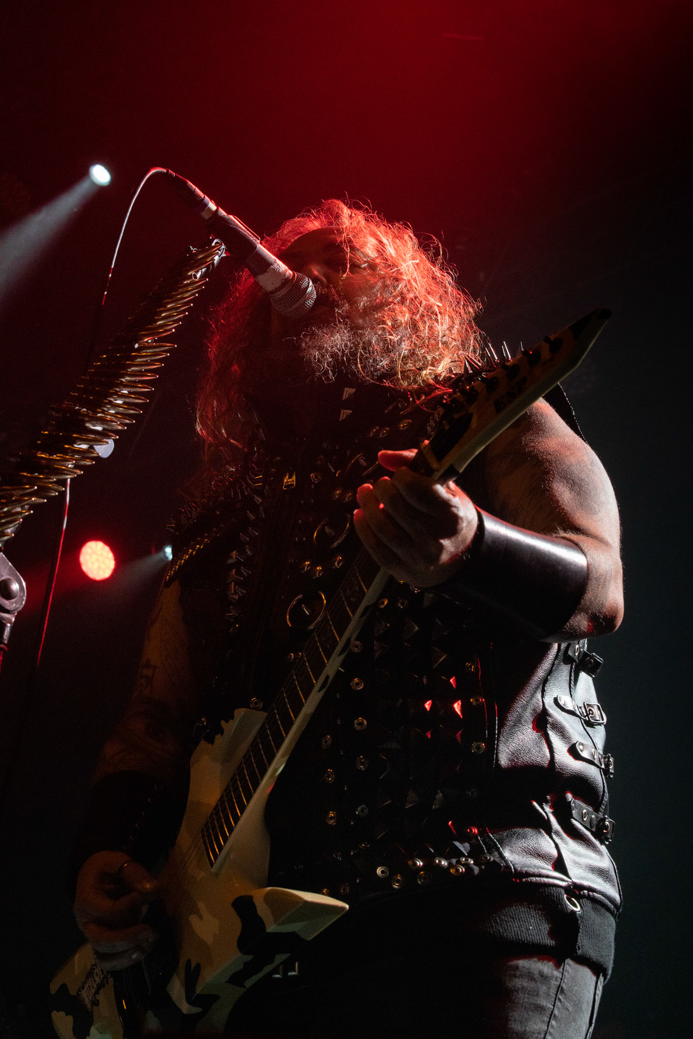 nz. Max Cavalera wokal gitara, Europejska trasa koncertowa Return Beneath Arise - Cavalera Conspiracy. 
Max i Iggor Cavalera ex-Sepultura.
Koncert w warszawskiej Progresji 20.11.2019
Live Nation Polska
groove metal, thrash metal, metal, 
fot. Andrzej Wasilkiewicz/Reporter