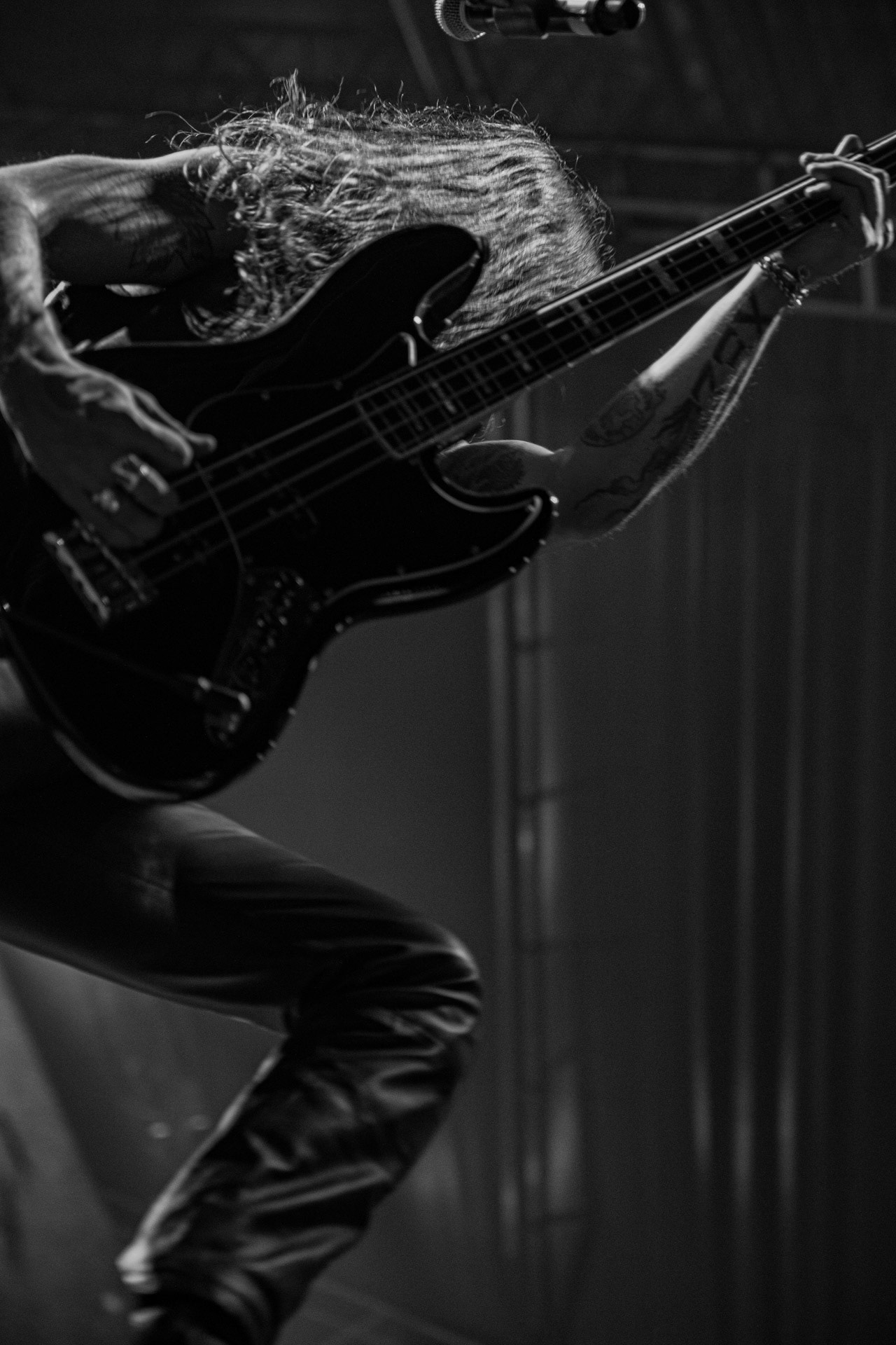 24.09.2021 koncert Rotting Christ, Warszawa, Progresja. N/z Kostas "Spades" Heliotis - gitara basowa, fot. Andrzej Wasilkiewicz/REPORTER