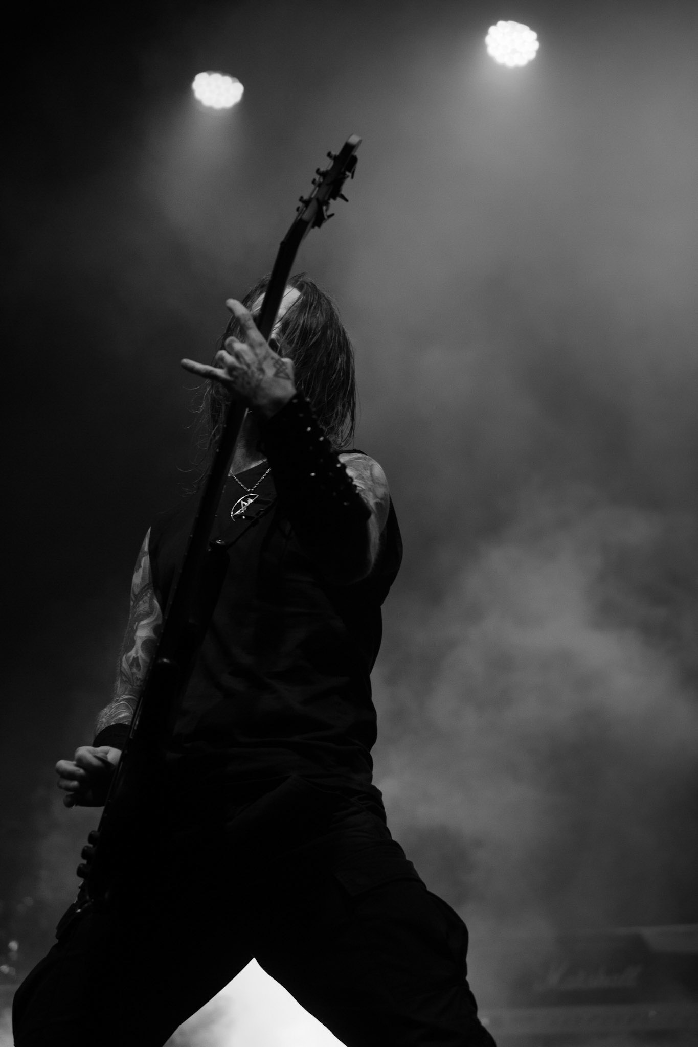 Marduk, koncert w ramach Blitzkrieg MMXX warszawska Progresja, black metal, Szwecja, Massive Music Rock The Nation America.fot. Andrzej kaziq Wasilkiewicz/Reporter