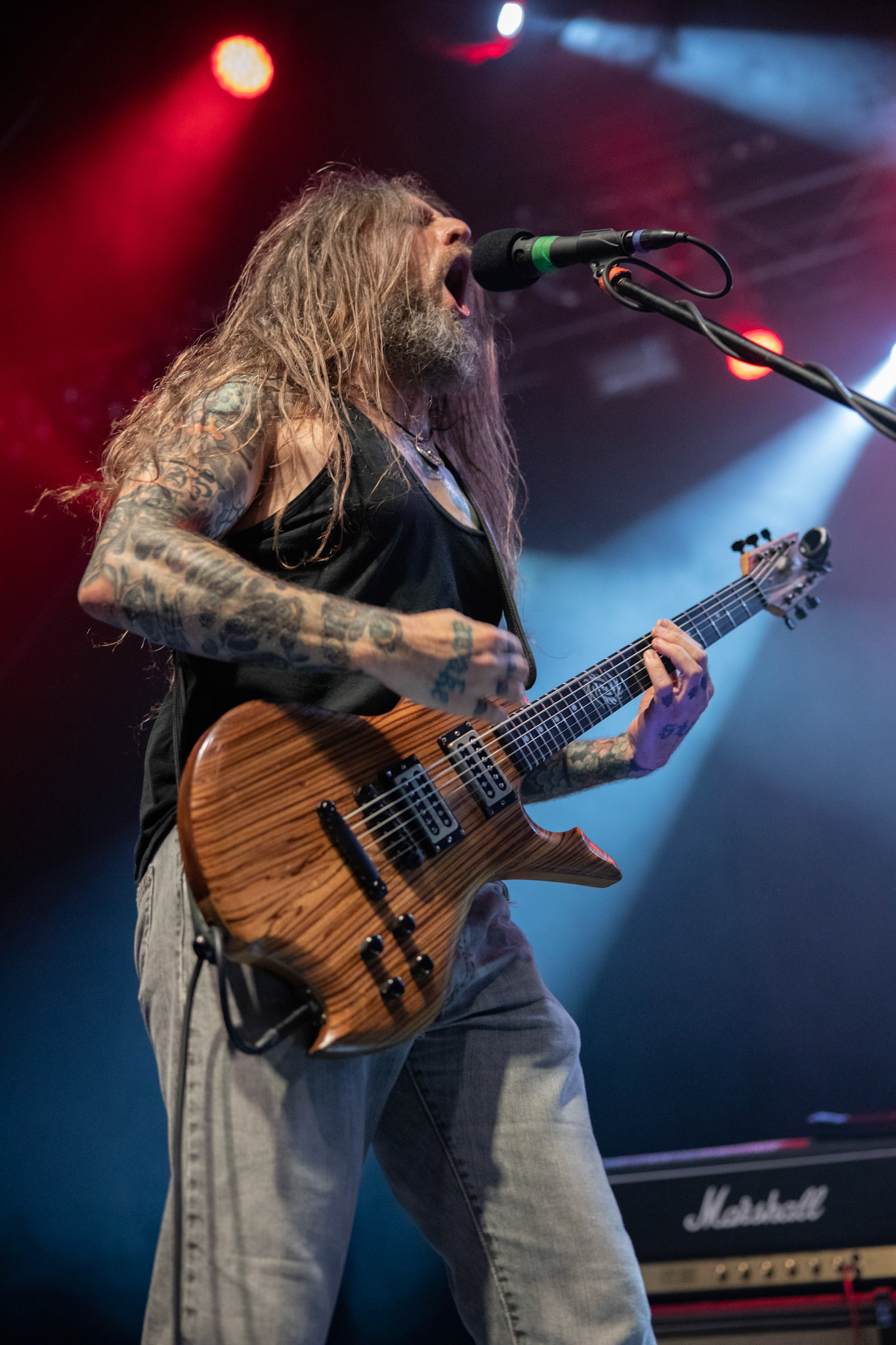 YOB - USA Eugene - Doom metal stoner metal post-metal
Mike Scheidt - wokal gitara,
Travis Foster - perkusja,
Aaron Rieseberg - bass, Produkcja Knock Out Productions, fot. Andrzej kaziq Wasilkiewicz/Reporter