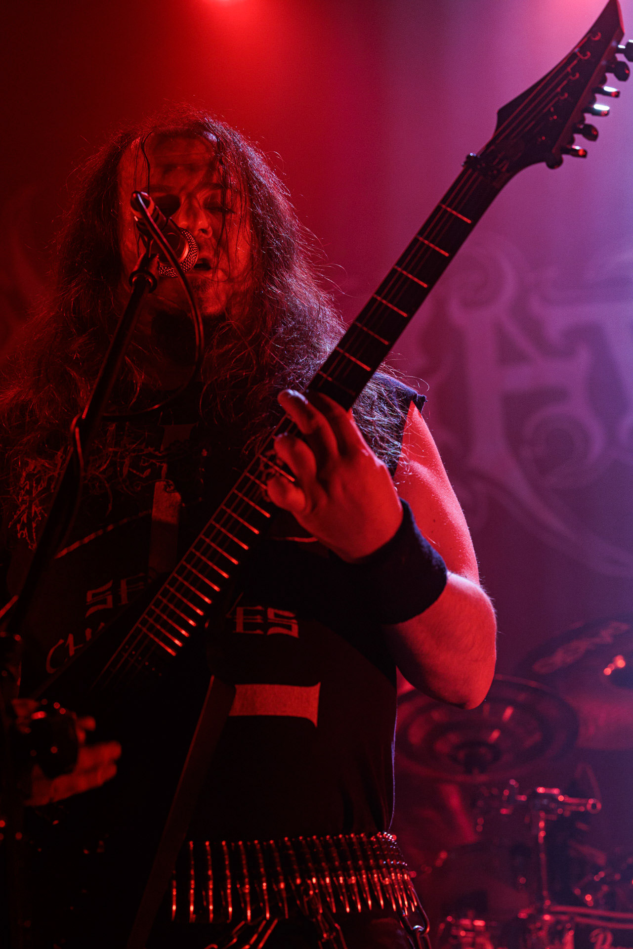 18.02.2022r - Azarath - jako gosc specjalny na warszawskim koncercie Vader w Progresji.n/z Marcin Skullripper – wokal, gitara, n/z Bartlomiej Bart Szudek – gitara, n/z Piotr P. Ostrowski – gitara basowa, n/z Zbigniew Inferno Prominski – perkusja, Left Hand Sounds, Knock Out Productions, Massive Music,fot. Andrzej Wasilkiewicz/Reporter