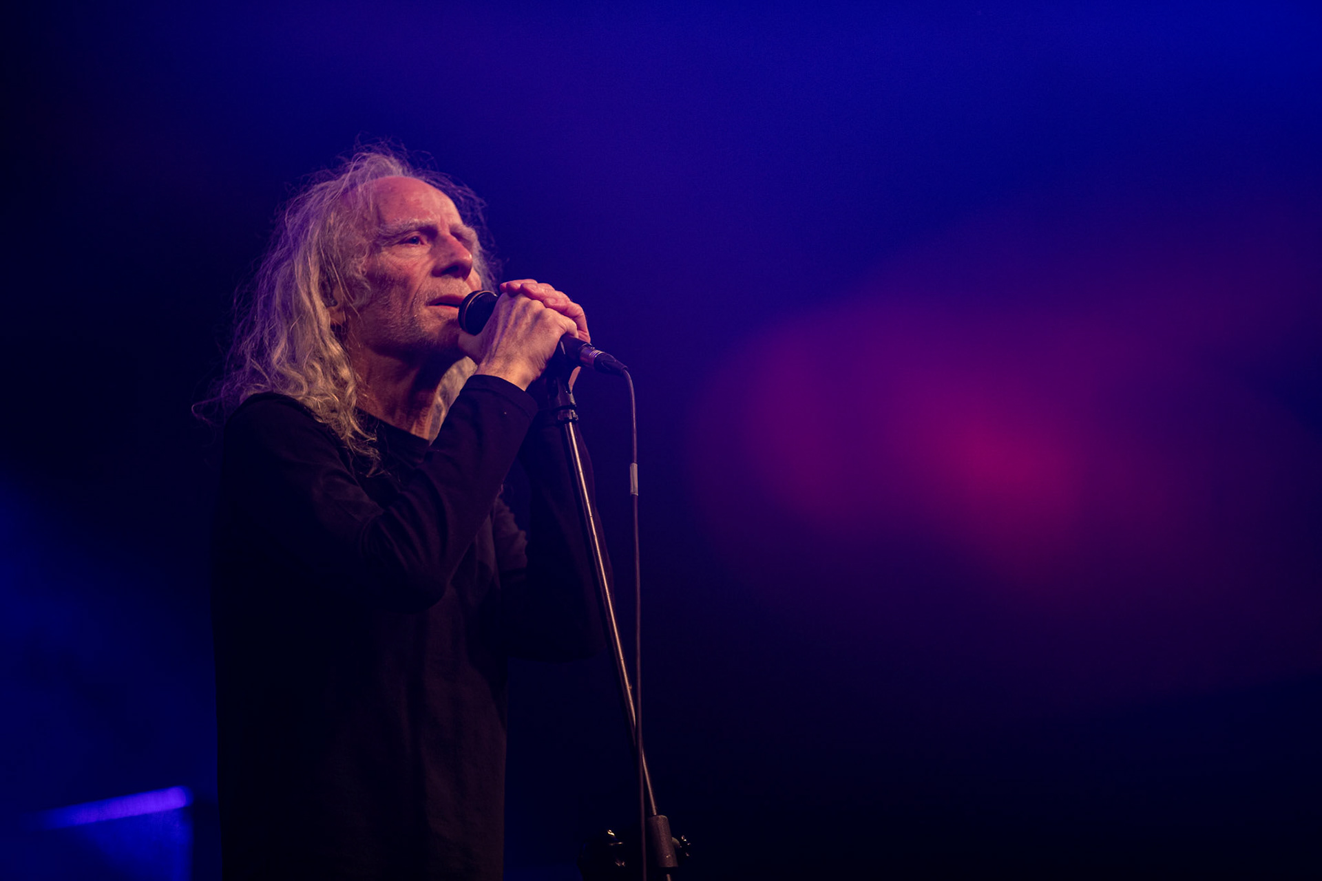 12.09.2021 - KAT i Roman Kostrzewski - koncert "Do zobaczenia w piekle" Wroclaw, Centrum Koncertowe A2.  Roman Kostrzewski – wokal, fot. Andrzej kaziq Wasilkiewicz