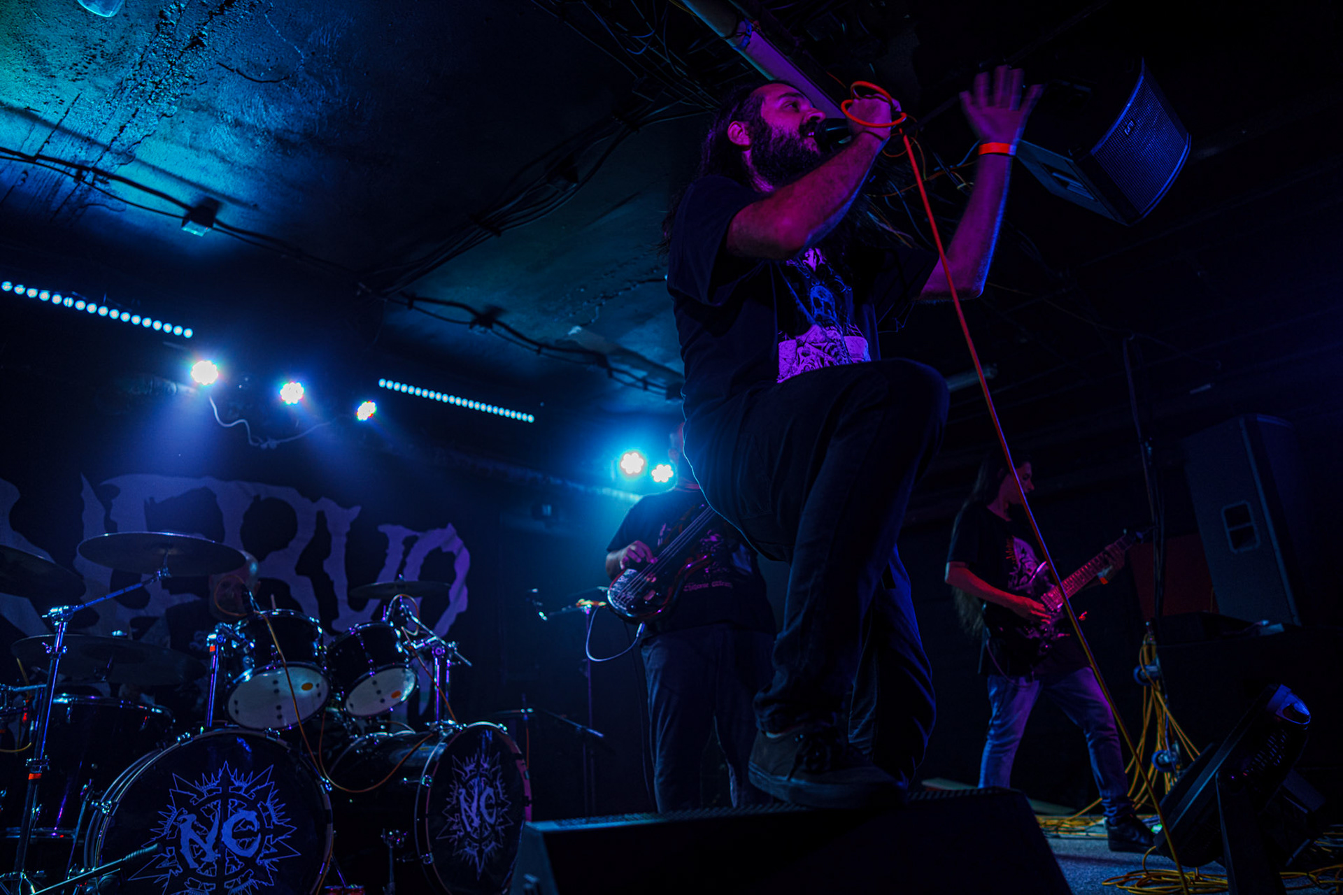 15.07.2023 - NERVOCHAOS - Brazil, Death metal, Warszawa, klub Potok. fot. Andrzej Wasilkiewicz/kaziq.com