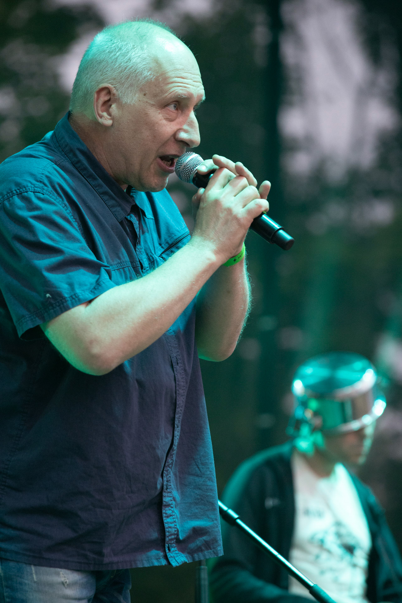 Elektryczne Gitary - koncert Zacieralia w warszawskiej Progresji.Gramy Do Woli - Warszawa, Progresja.Kuba Sienkiewicz - wokal,Fot. Andrzej Wasilkiewicz/Reporter