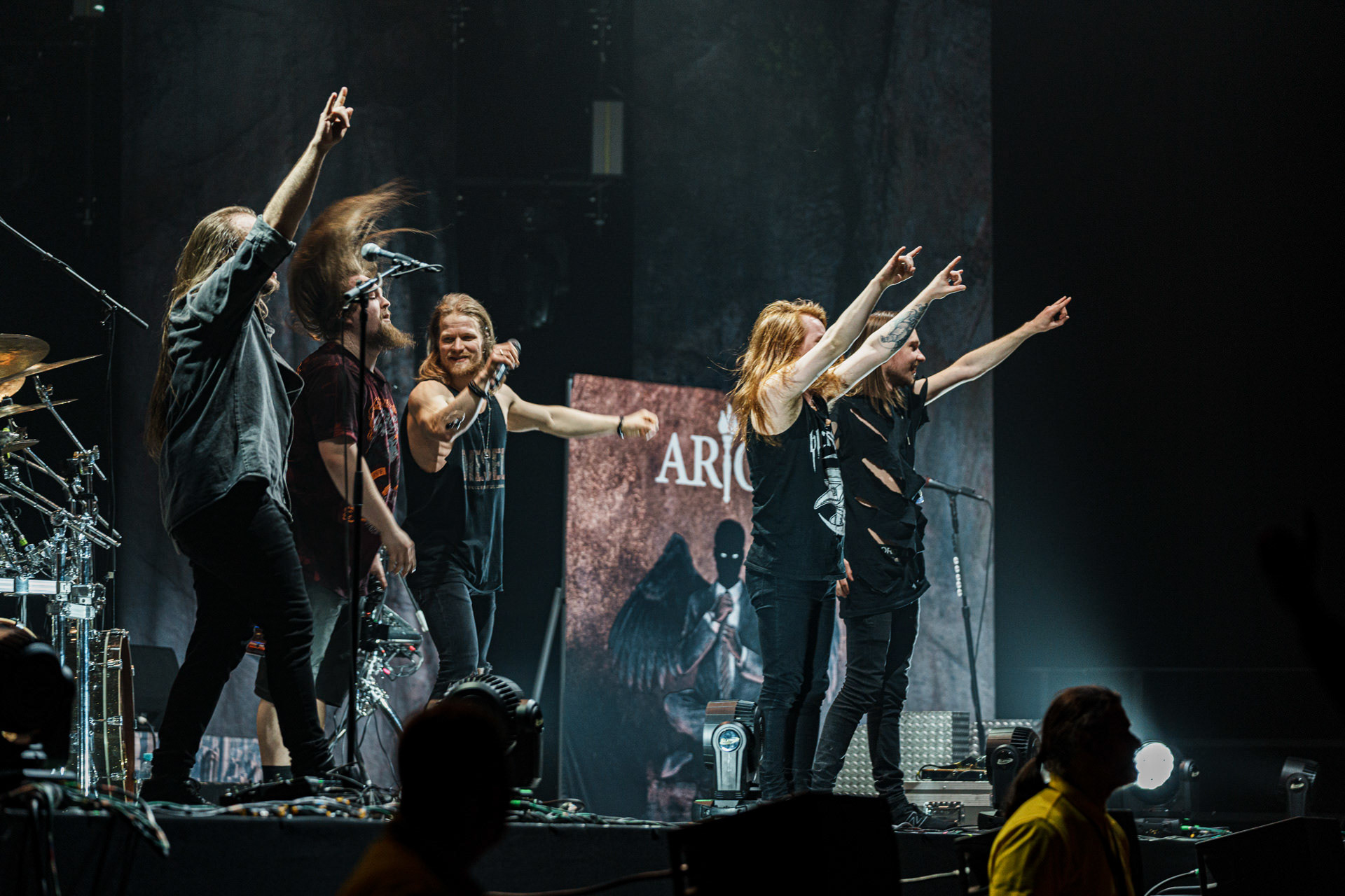 29.01.2023 - Arion  - warszawski koncert finskich metali przed Dream Theater, hala COS Torwar. Produkcja Winiary Bookings. Fot. Andrzej Wasilkiewicz/Reporter