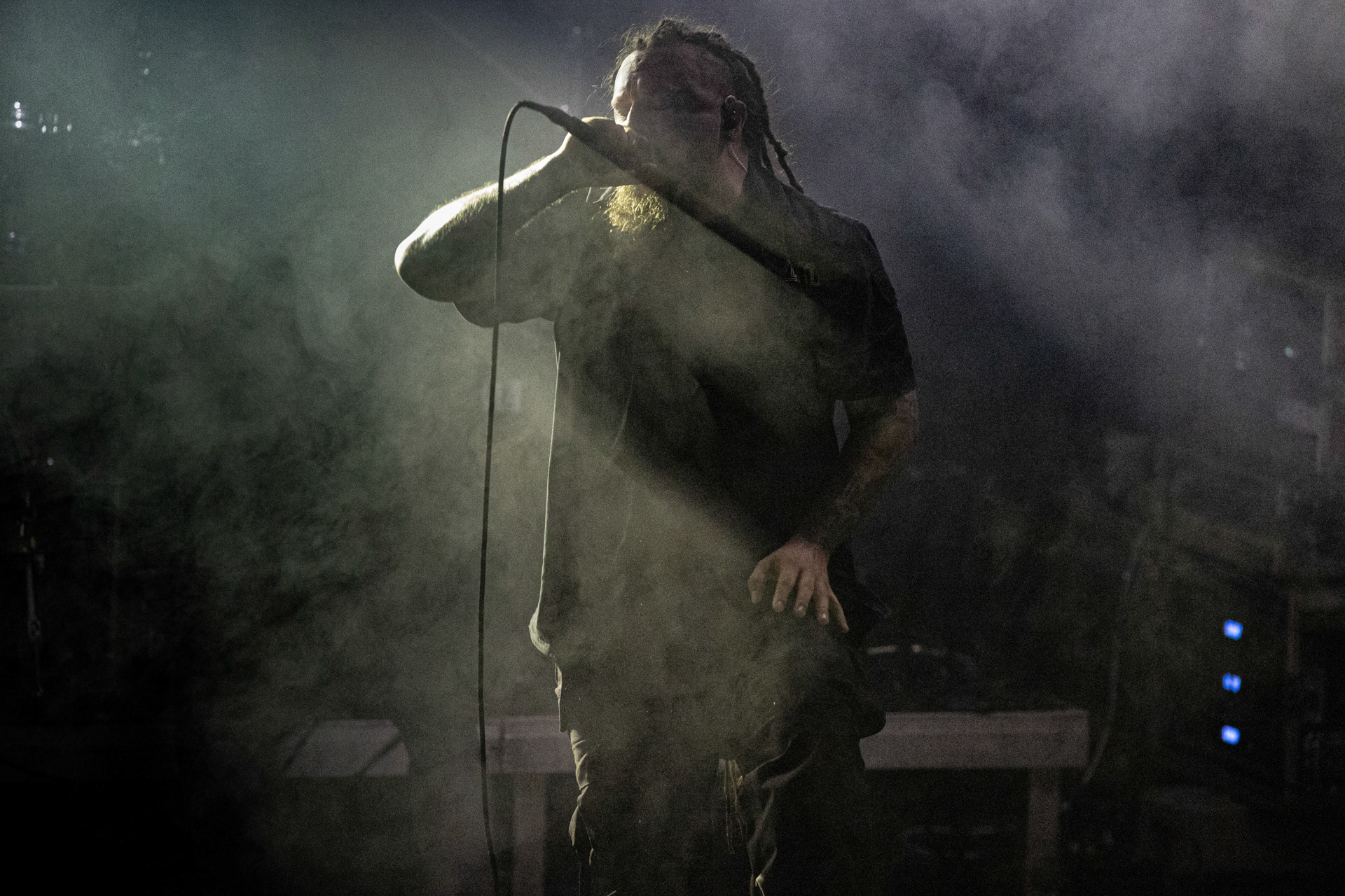 28.08.2021 Decapitated - koncert, Warszawa klub REJS,Lato w Plenerze, Winiary Bookings, Mystic Production, Nuclear Blast,n/z Rafal Rasta Piotrowski – wokal, Fot. Andrzej Wasilkiewicz/Reporter
