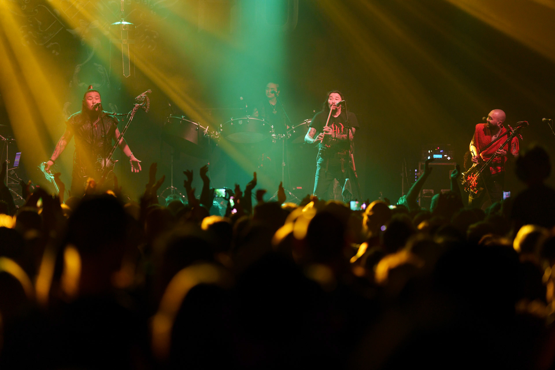 5.11.2022 The HU - koncert mongolskiej folk-metlowej grupy w warszawskiej Progresji.Produkcja Knock Out Productions,fot. Andrzej Wasilkiewicz/Reporter