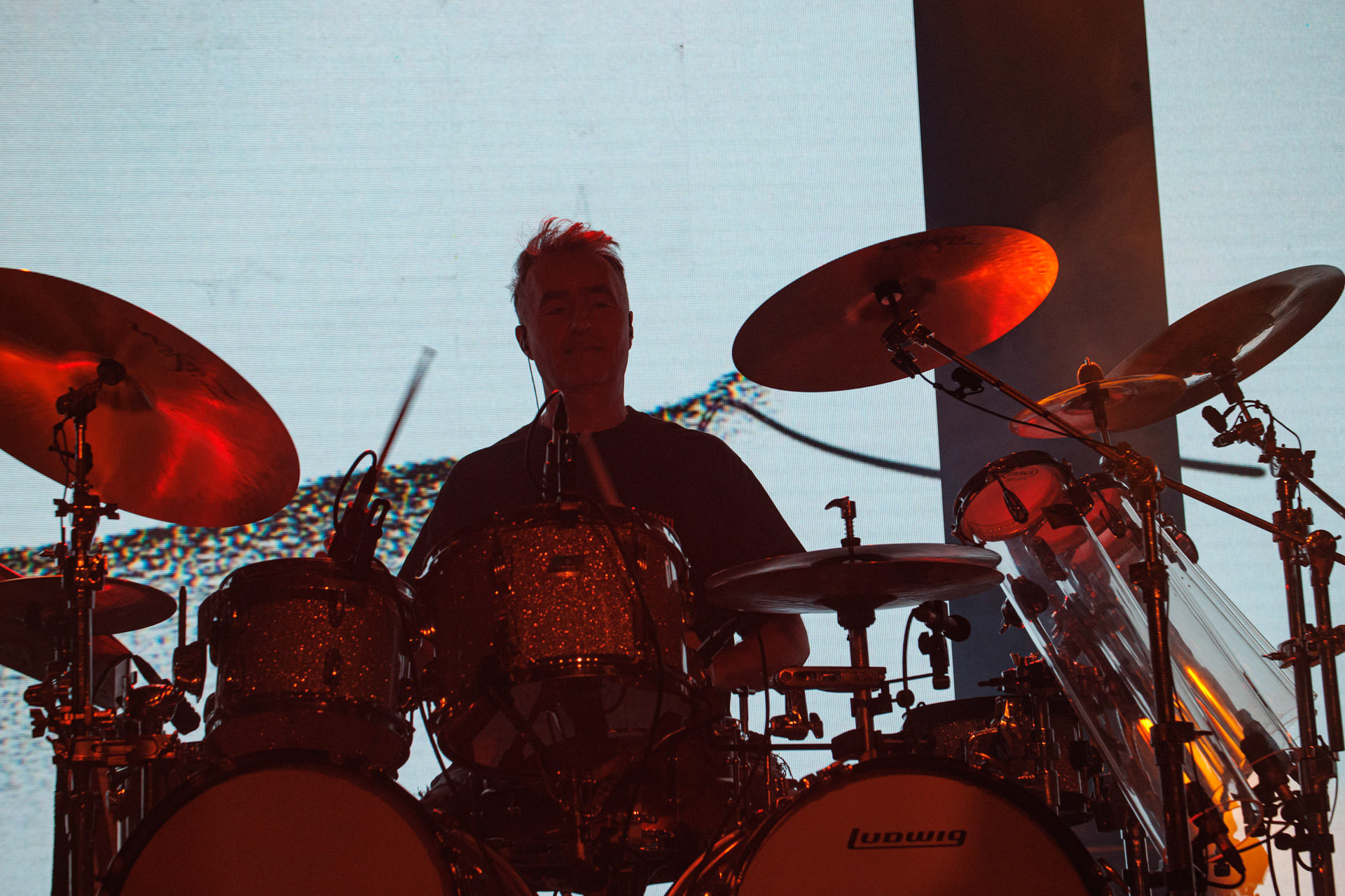 Koncerty Lady Pank - LP1 - w Klubie Stodola. LP1 - 35 lata od premiery albumu.n/z. Kuba Jabłoński – perkusja, Fot. Andrzej kaziq Wasilkiewicz/Reporter