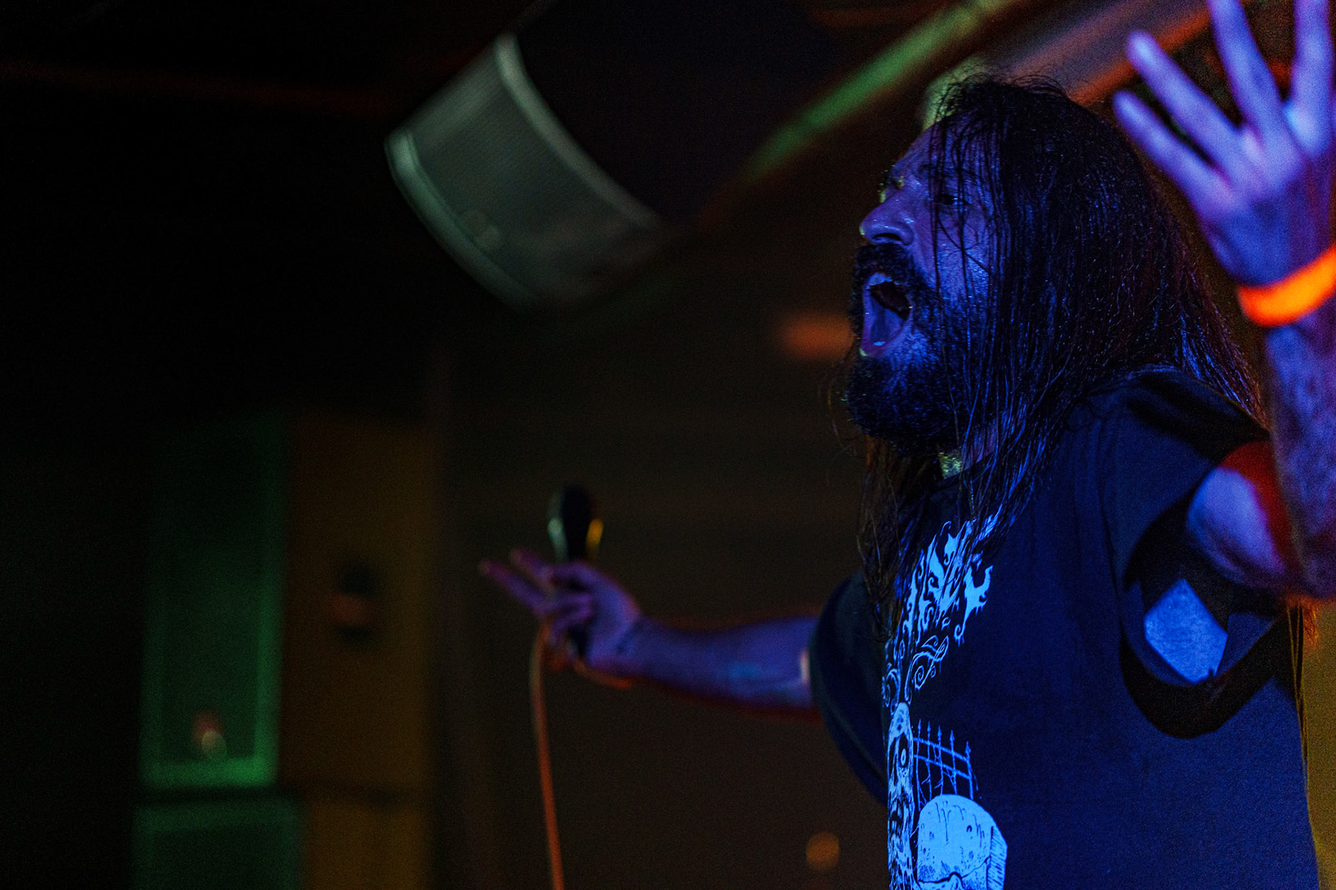 15.07.2023 - NERVOCHAOS - Brazil, Death metal, Warszawa, klub Potok. fot. Andrzej Wasilkiewicz/kaziq.com