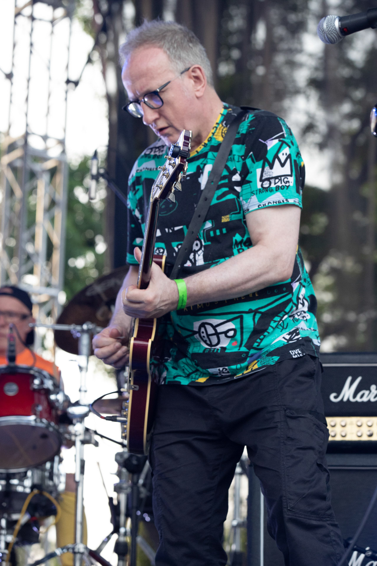 Elektryczne Gitary - koncert Zacieralia w warszawskiej Progresji.Gramy Do Woli - Warszawa, Progresja.n/z Jacek Wąsowski – gitara prowadząca,Fot. Andrzej Wasilkiewicz/Reporter