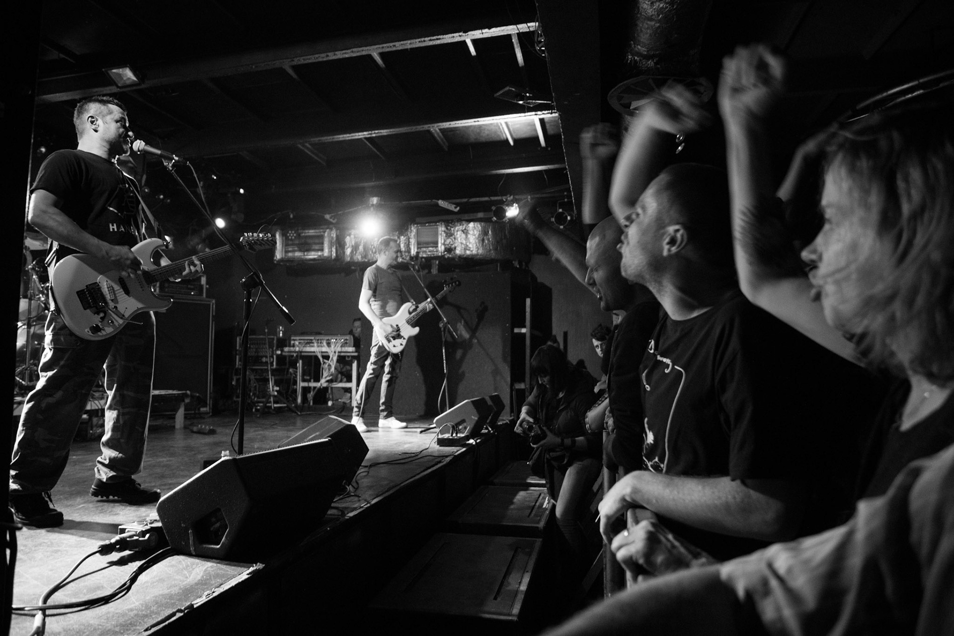 9.12.2017r Dezerter koncert Proxima, Robert Robal Matera gitara, wokal, Krzysztof Grabowski perkusja , Jacek Chrzanowski gitara basowa fot. Andrzej Wasilkiewicz/Reporter