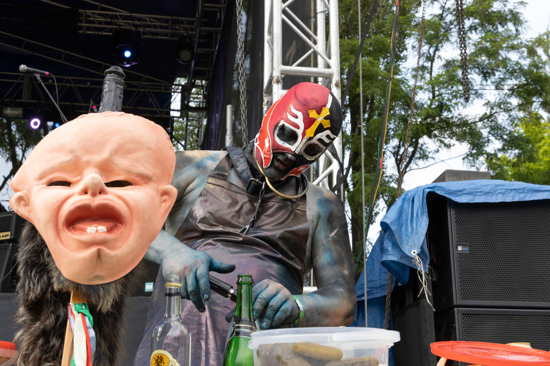 The Novorodkens i Hacrmistrz Gruczol- koncert Zacieralia w warszawskiej Progresji.Gramy Do Woli - Warszawa, Progresja.Fot. Andrzej Wasilkiewicz/Reporter