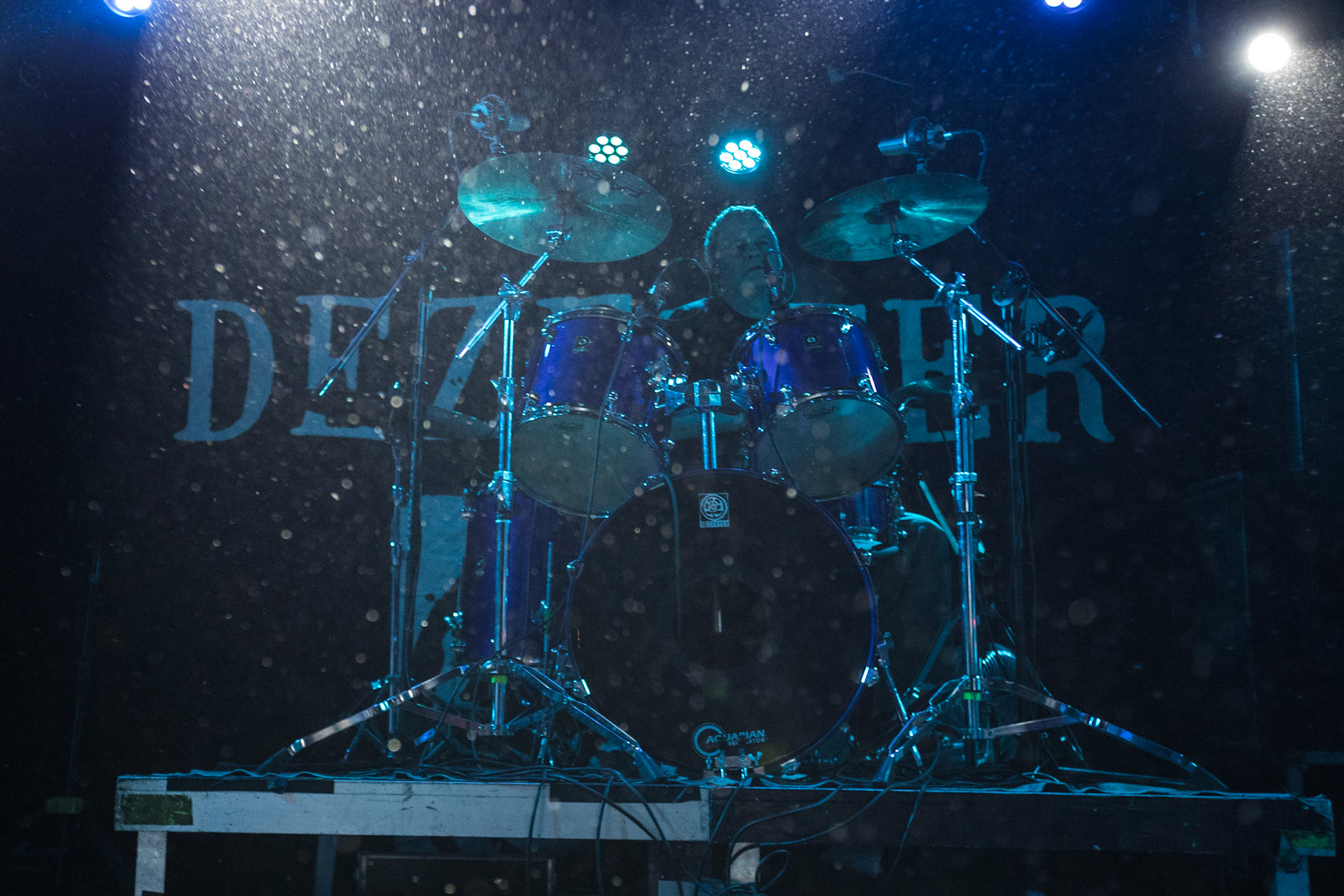 9.12.2017r Dezerter koncert Proxima, Robert Robal Matera gitara, wokal, Krzysztof Grabowski perkusja , Jacek Chrzanowski gitara basowa fot. Andrzej Wasilkiewicz/Reporter