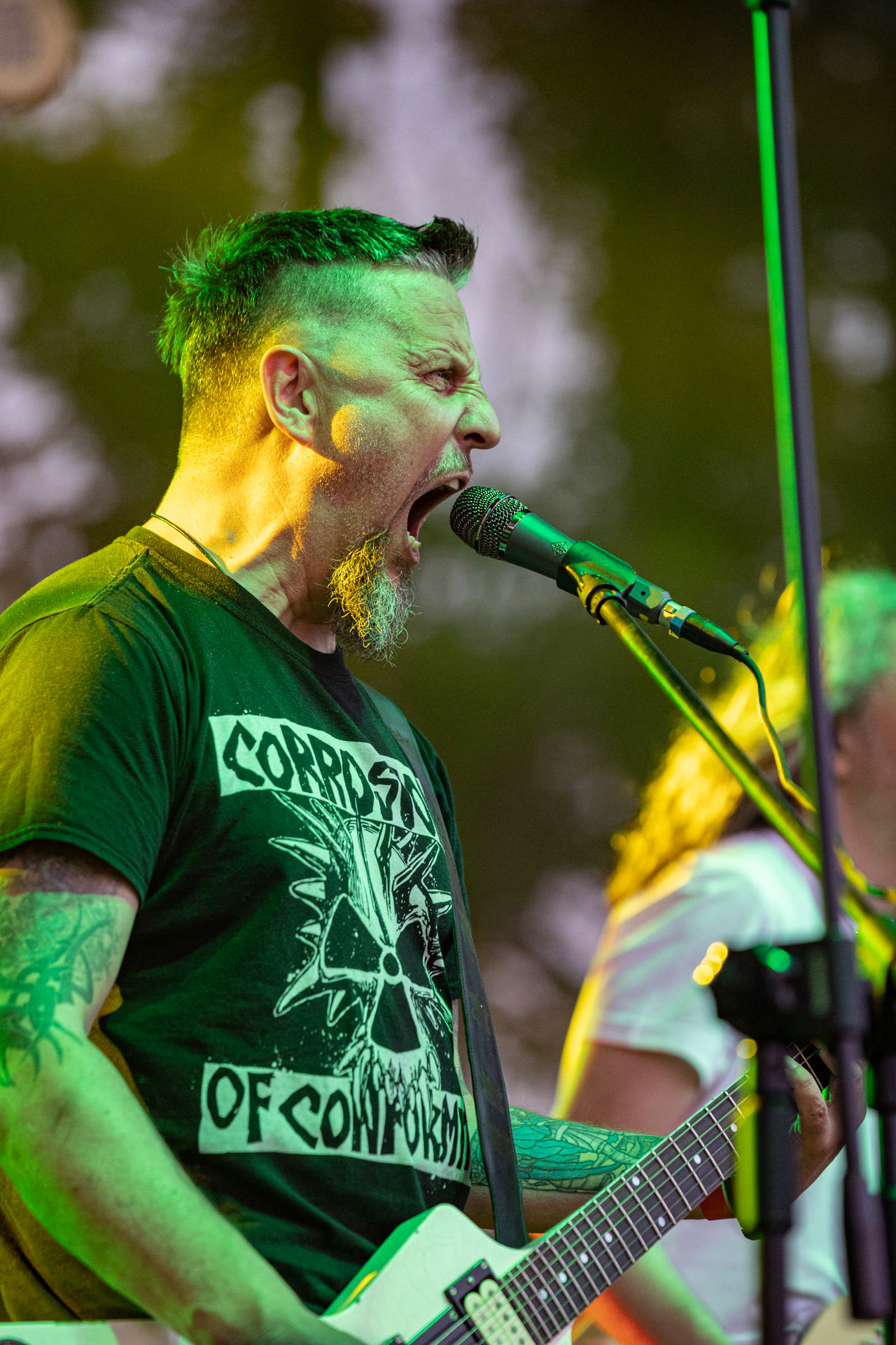 Koncert Luxtorpeda 10 urodziny. Warszawa Progresja.Gramy do Woli.n/z.Robert „Litza” Friedrich – gitara, wokal,Fot. Andrzej kaziq Wasilkiewicz/Reporter