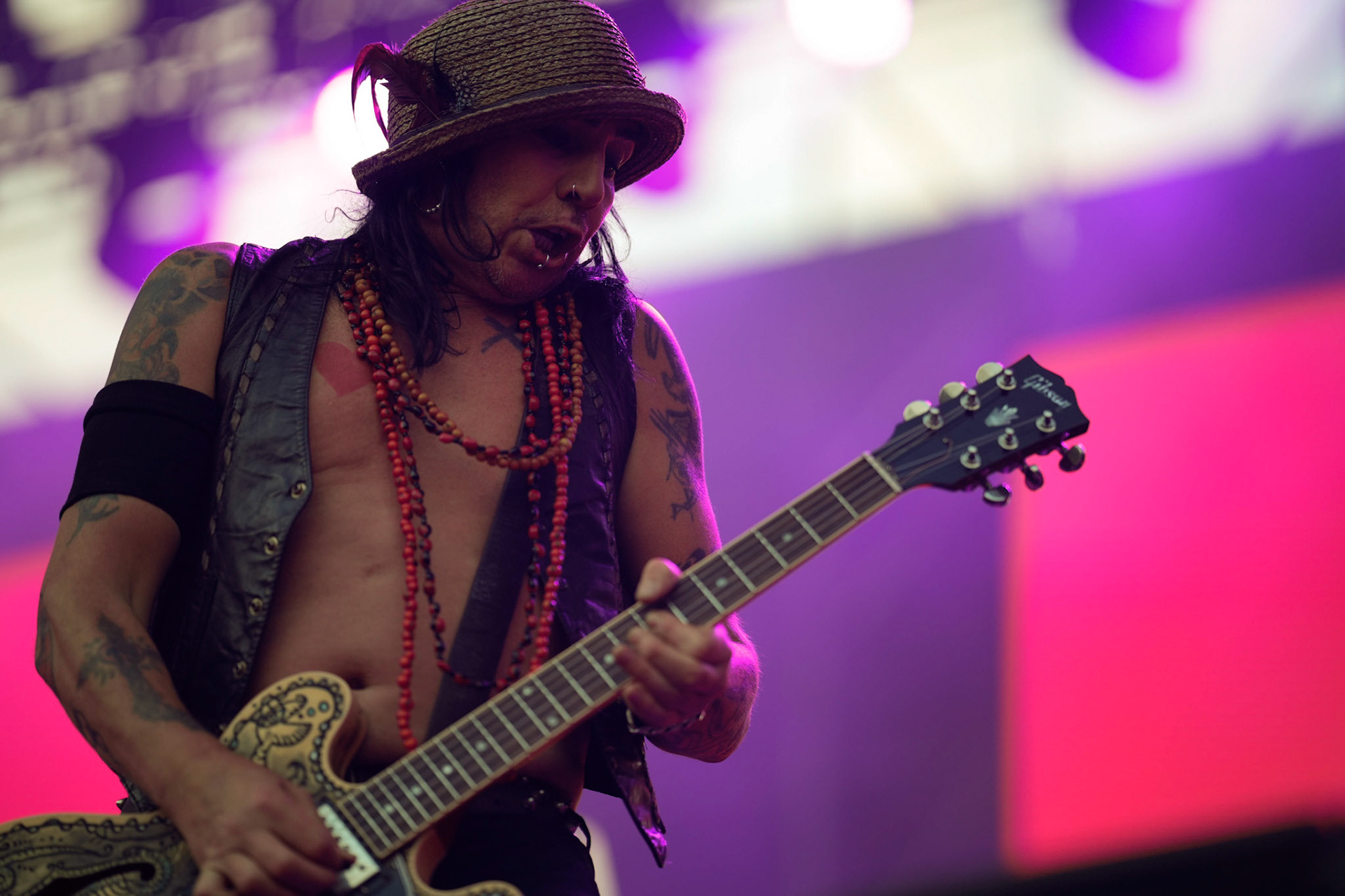 9.06.2023 The Hellacopters dzien drugi festiwaluMystic Festival 2023, Stocznia Gdanska fot. Andrzej Wasilkiewicz/Reporter