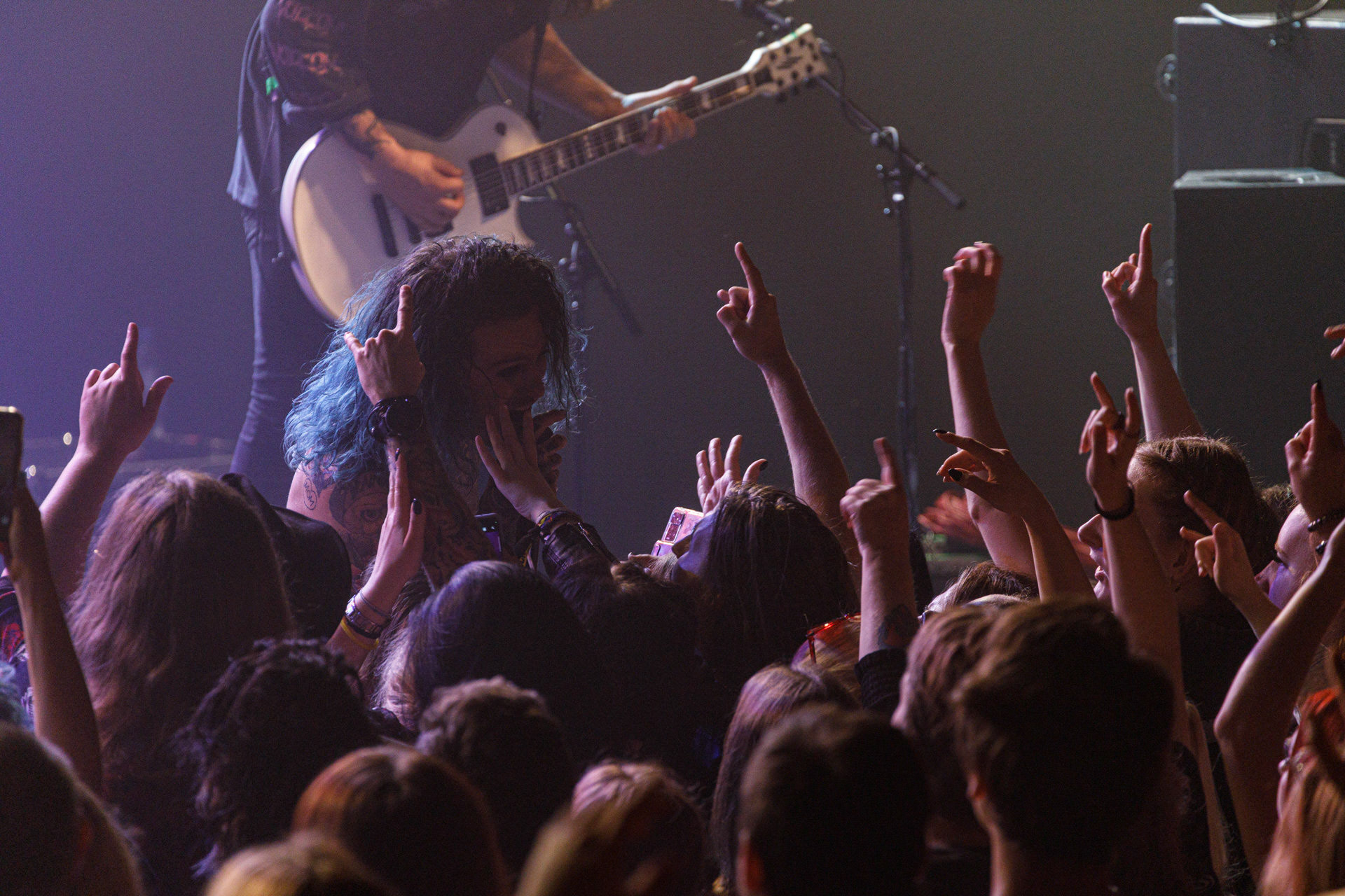 1.10.2022 Lost Society – na warszawskim koncercie trasy Sick and Dangerous Tour 2022 - finski thrash metalowy zespol, zalozony w 2010 roku w Jyvaskyla przez Samy Elbanna. W 2012 roku grupa wygrala w krajowych eliminacjach do Global Battle Of the Bands.  Lost Society zagrali przed BLIND CHANNEL w skladzieSamy Elbanna – wokal, gitara,Arttu Lesonen – gitara,Mirko Lehtinen – gitara basowa,Ossi Paananen – perkusja,Produkcja Winiary Bookings, klub Progresja, patronat Antyradio,fot. Andrzej Wasilkiewicz/Reporter