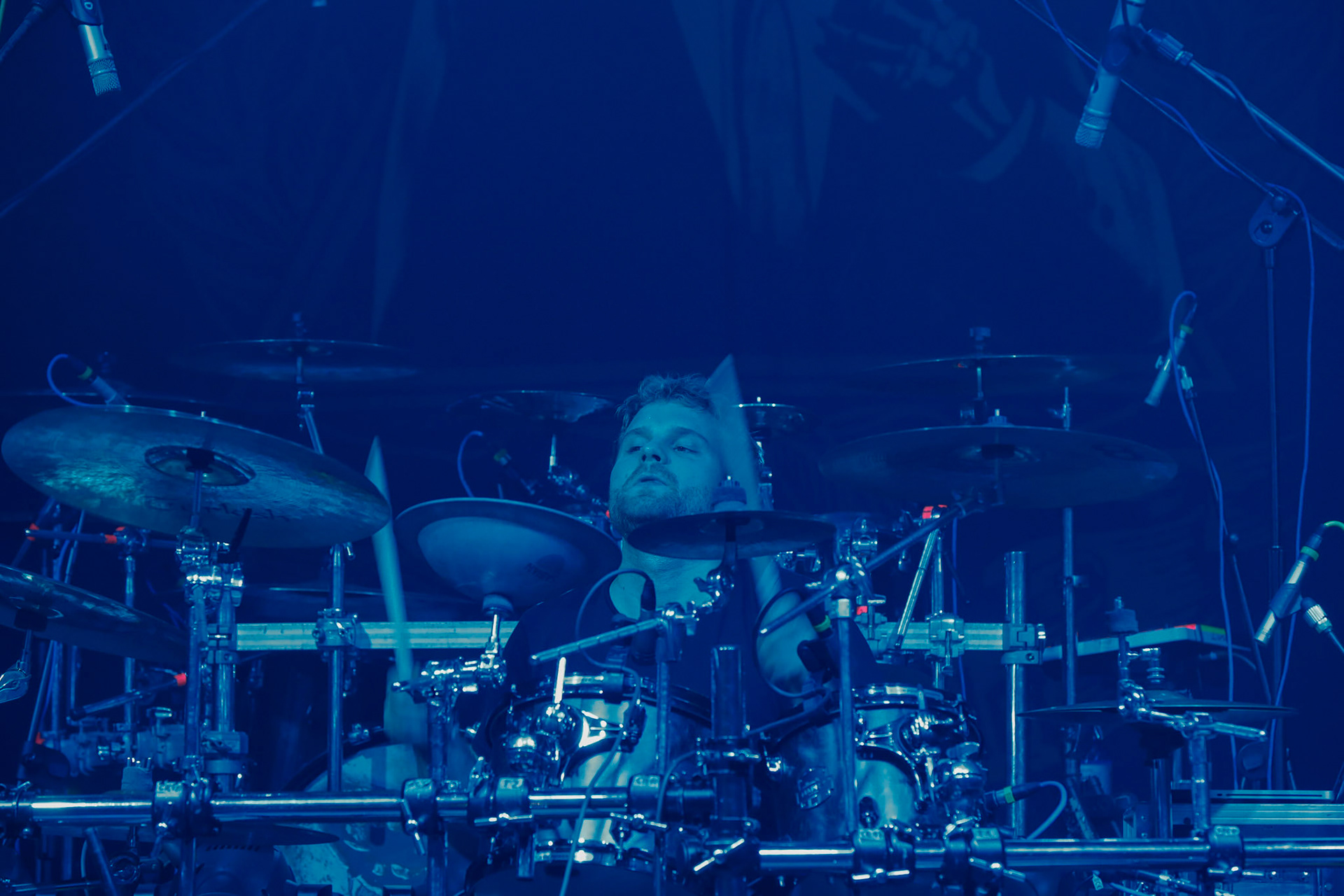 30.11.2018 Knock Out Tour 2018 - Warszawa Progresja - DROWN MY DAY deathcore, metalcore, death metal, 

Maciek "Groov" Korczak wokal, 
Arkadiusz Antosz gitara basowa, 
Sergiusz Smolnicki gitara, 
Sławomir Wojtas gitara, 
Kuba Homik perkusja, fot. Andrzej Wasilkiewicz/Reporter