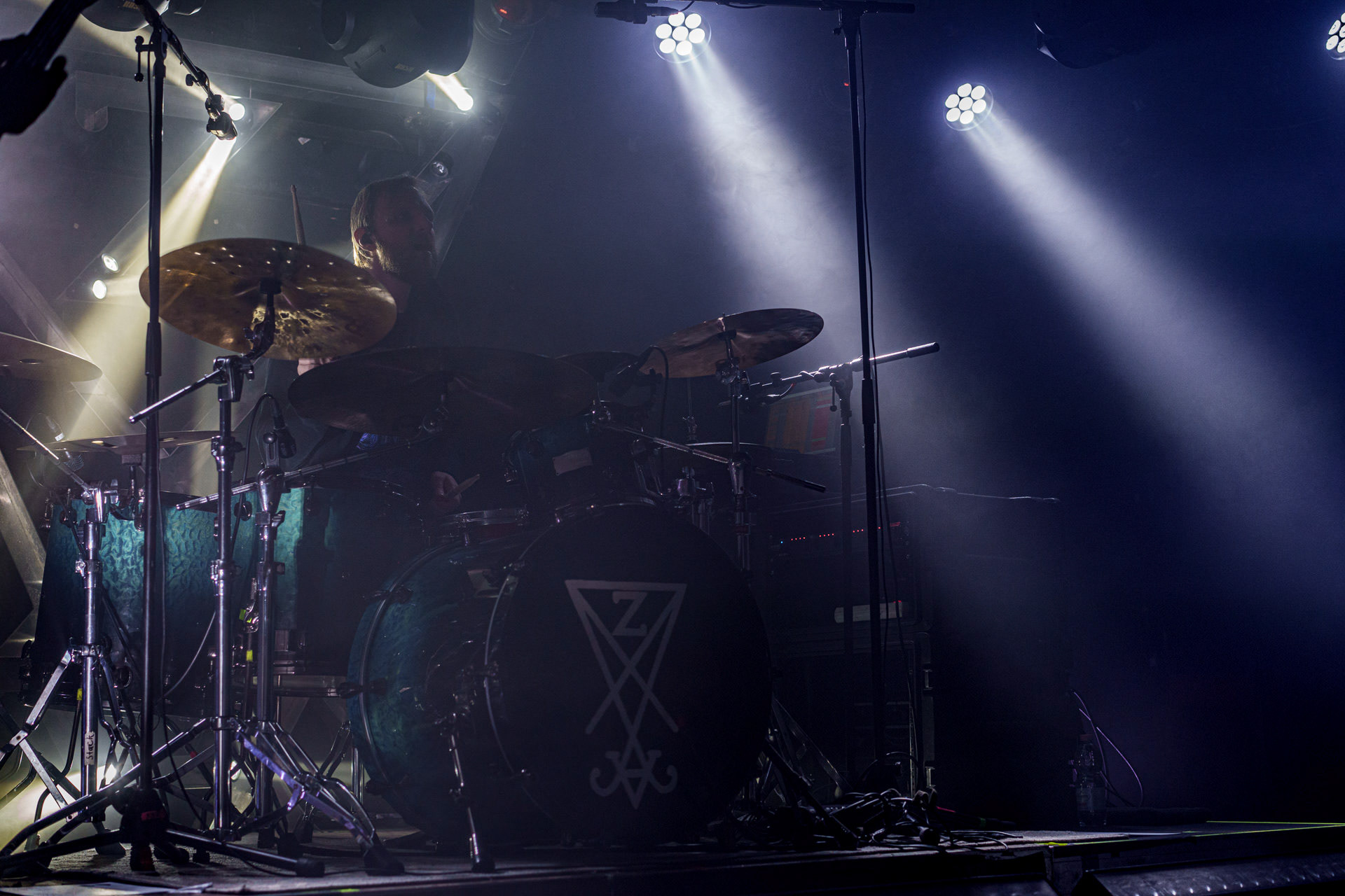 6.12.2022 Zeal &amp; Ardor - Warszawa.Szwajcarski industrial metal, blackgaze, awant-garde, afroamerykanski spirytualizmu z black metalem,n/z Marco Von Allmen - perkusja,Knock Out Productions,Klub Proxima,Fot. Andrzej Wasilkiewicz/Reporter