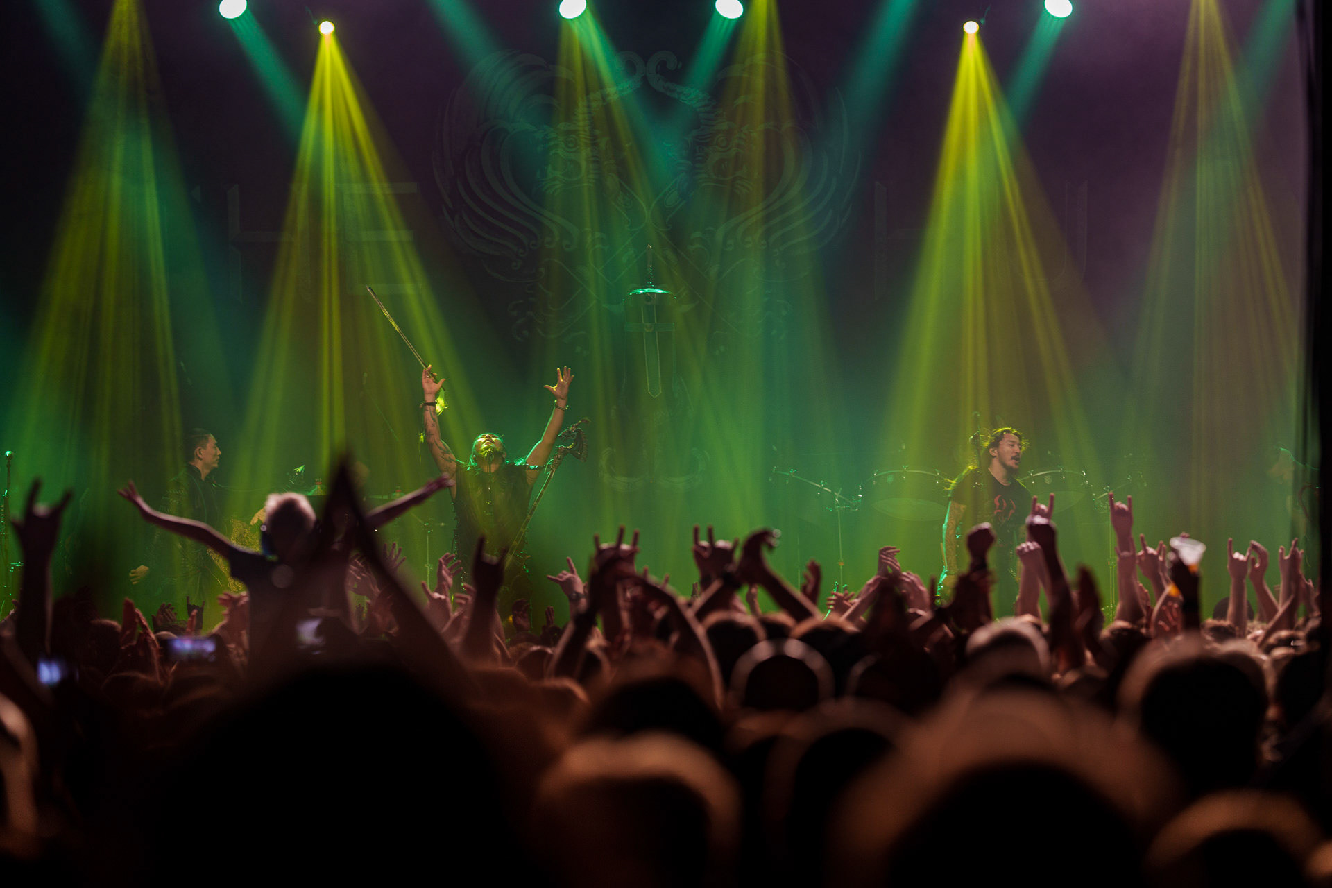 5.11.2022 The HU - koncert mongolskiej folk-metlowej grupy w warszawskiej Progresji.Produkcja Knock Out Productions,fot. Andrzej Wasilkiewicz/Reporter