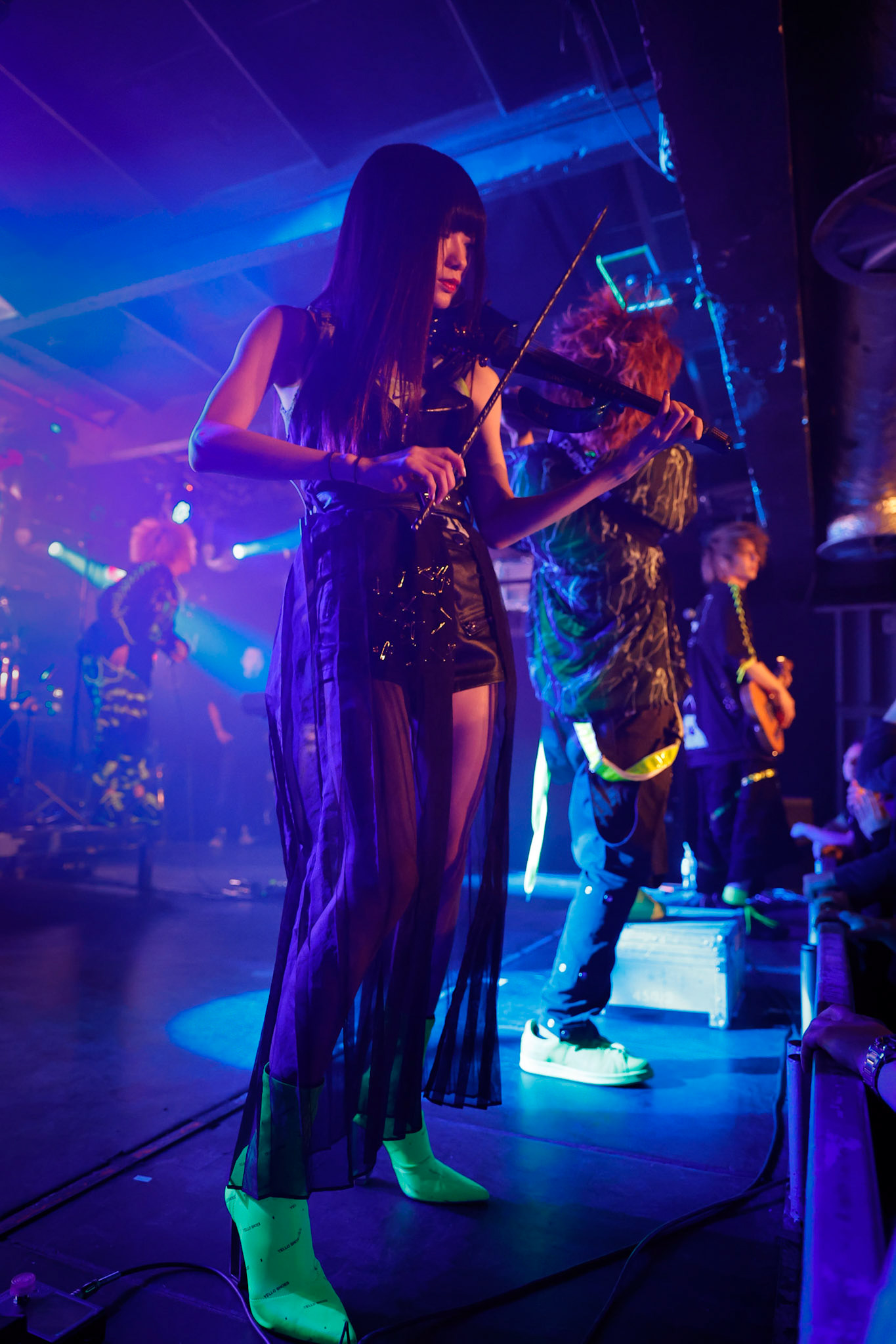 27.01.2020 Warszawa Klub Proxima koncert AliA. Europejska trasa japońskiej grupy AliA  AliAliVe2020 Around the World ReAliVe 
Slide Sunset, Knock Out Productions, 
fot. Andrzej Wasilkiewicz/REPORTER