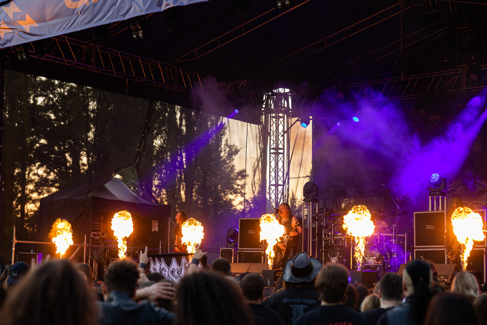 31.07.2021 Vader - koncert warszawska Progresja, Gramy do Woli,n/z Peter: Guitar + Vocalsn/z Pajak: Guitarn/z Hal: Bassn/z James: Drumsfot. Andrzej Wasilkiewicz/Reporter