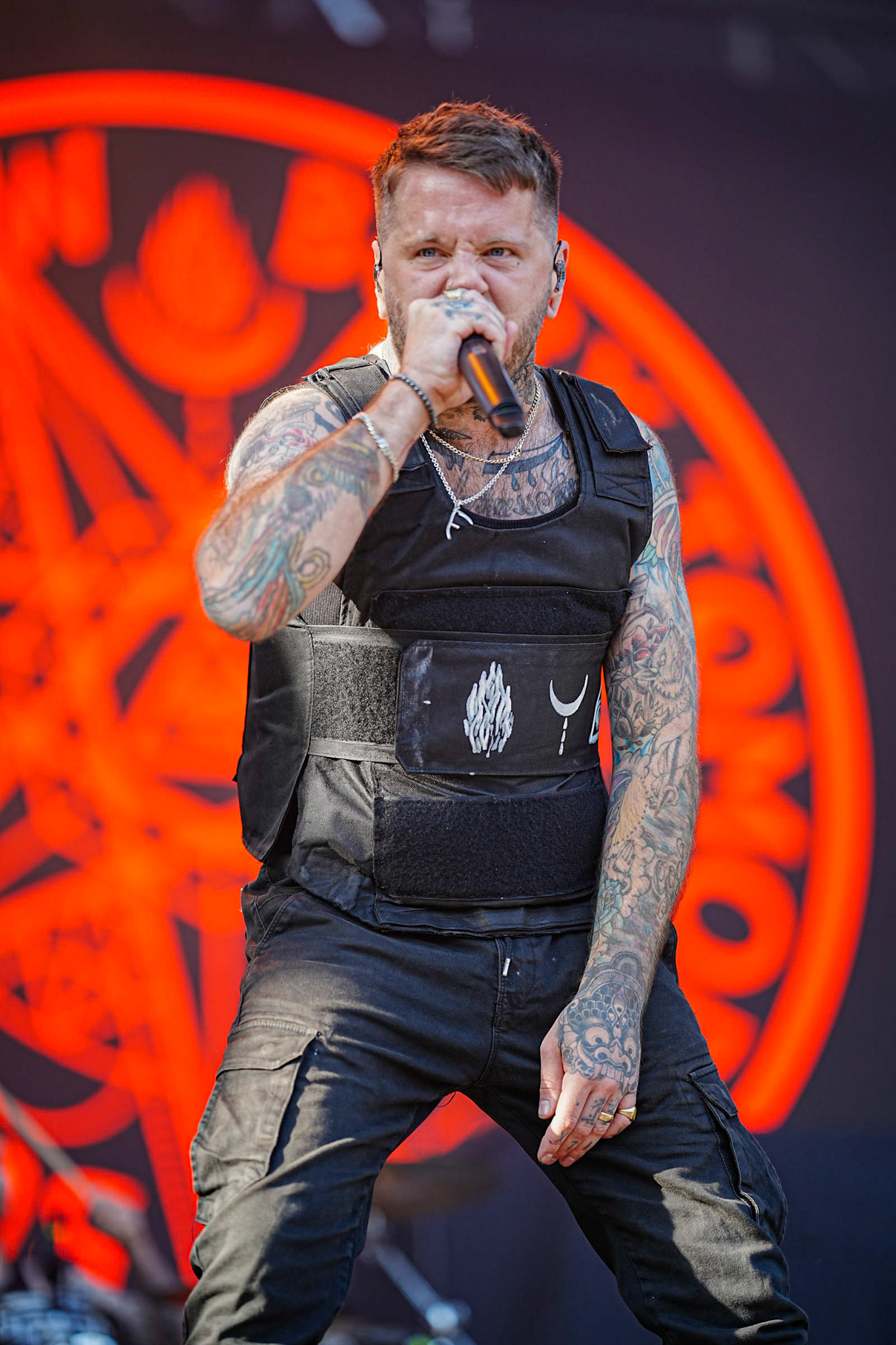 10.06.2023 Bury Tomorrow trzeci dzien festiwaluMystic Festival 2023, Stocznia Gdanska fot. Andrzej Wasilkiewicz/Reporter