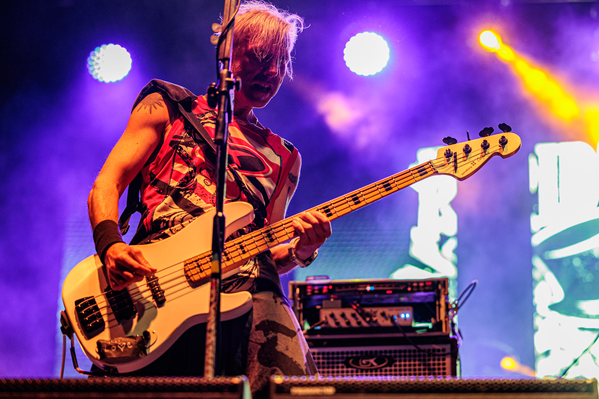 13.05.2022 Pidzama Porno Juwenalia Politechniki Warszawskiejn/z Longin Bartkowiak – gitara basowa,punk rock, rock, reggae, S.P. Records.fot. Andrzej Wasilkiewicz/Reporter