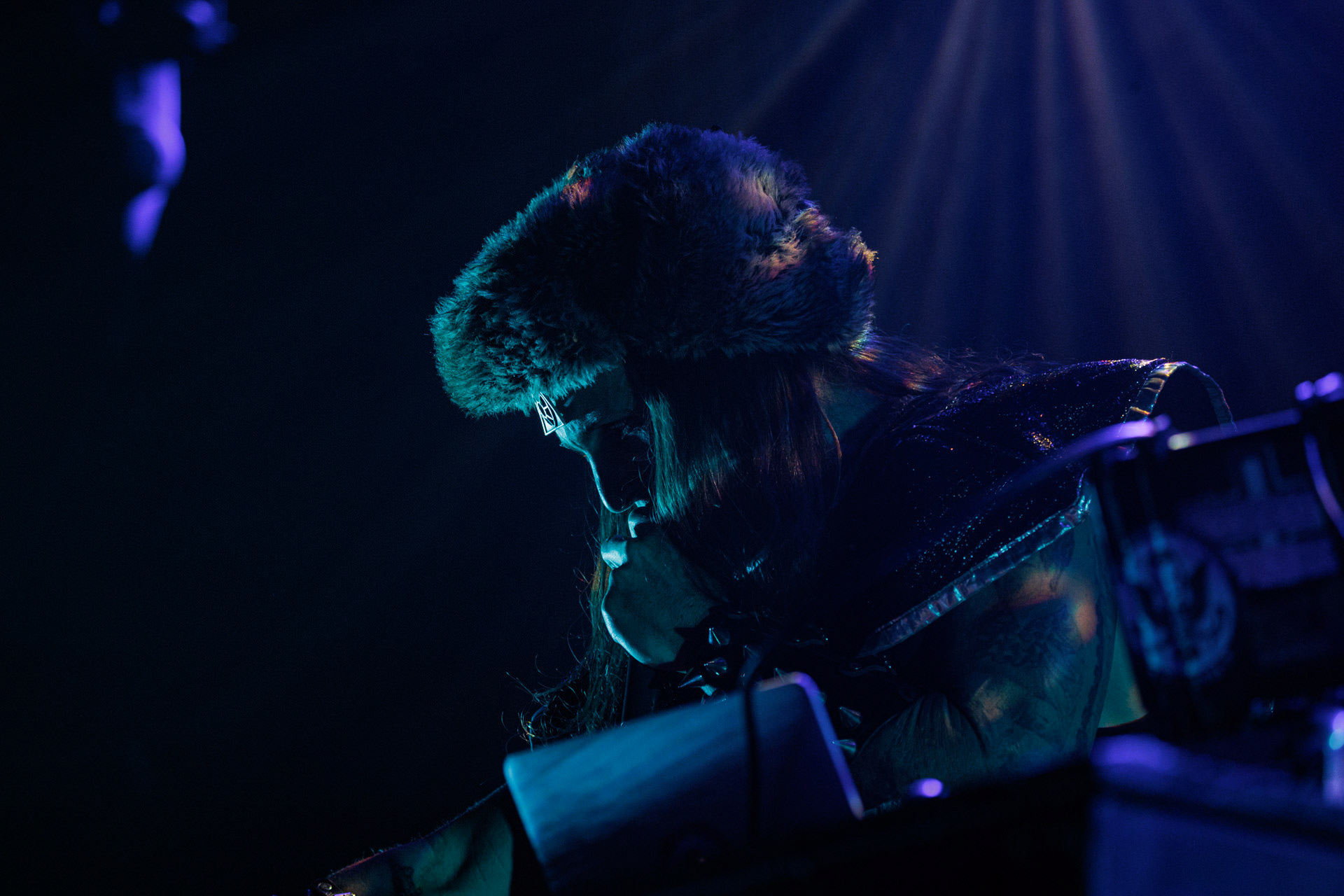 29.04.2022 Otto Von Schirach - nadrealna muzyka elektroniczna z elementami noise, gore grind, hip-hop, death metal. n/z Otto Von Schirach Produkcja Knock Out Productions, klub Progresja.Wytwornia Ipecac,fot. Andrzej Wasilkiewicz/Reporter