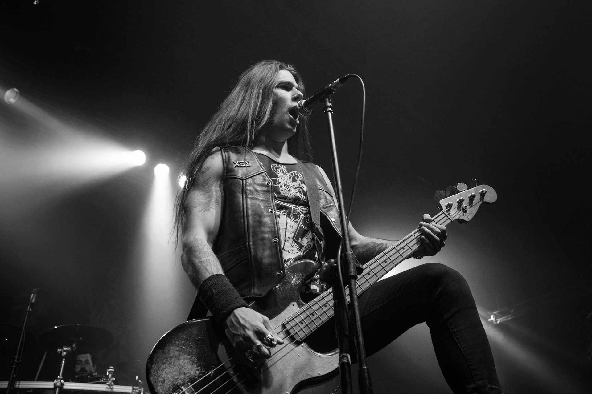 25.11.2019 Warszawa Klub Progresja Europejska Trasa Moonspell z Rotting Christ 2019 
koncert Rotting Christ
N/z Sakis Tolis gitara wokal
N/z Themis Tolis perkusja 
N/z Vagelis Karzis gitara basowa
N/z George Emmanuel  gitara
fot. Andrzej Wasilkiewicz/REPORTER