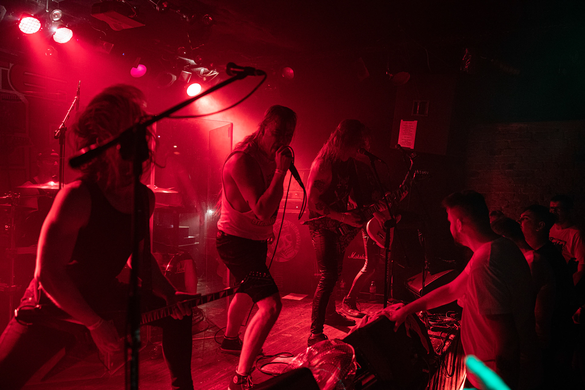 1.02.2020 Blood For Blood Tour part I. koncert zespołu Tester Gier - Crossover Thrash, Punk, Hardcore, Metal, Warszawa klub VooDoo, fot. Andrzej Wasilkiewicz/REPORTER