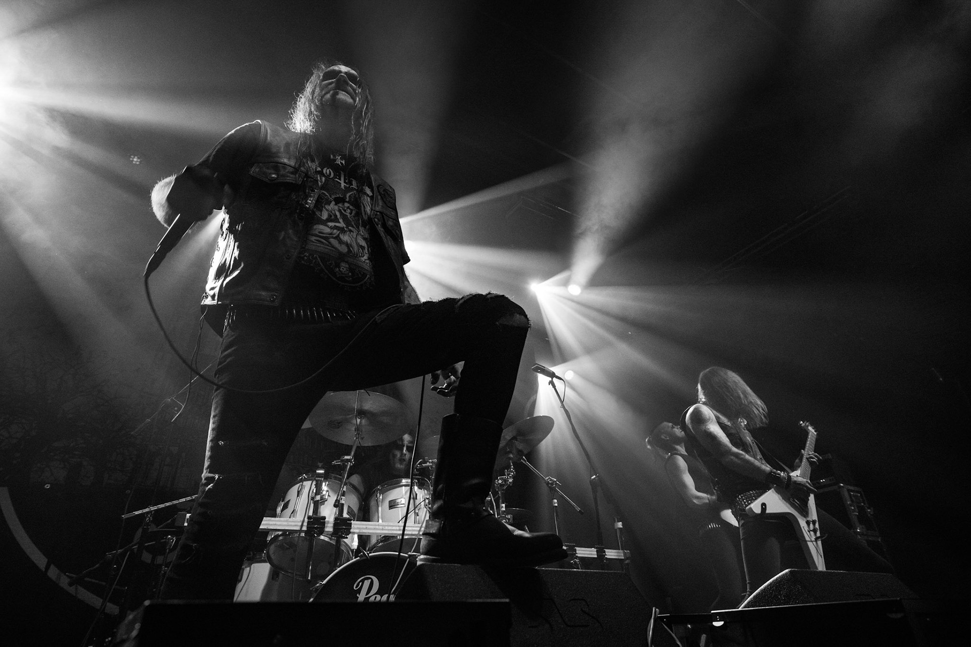 WHOREDOM RIFE - Norwegia - black metal,
koncert w Warszawskiej Progresji w ramach trasy Ecclesia Diabolica Baltica.
fot. Andrzej Wasilkiewicz/Reporter