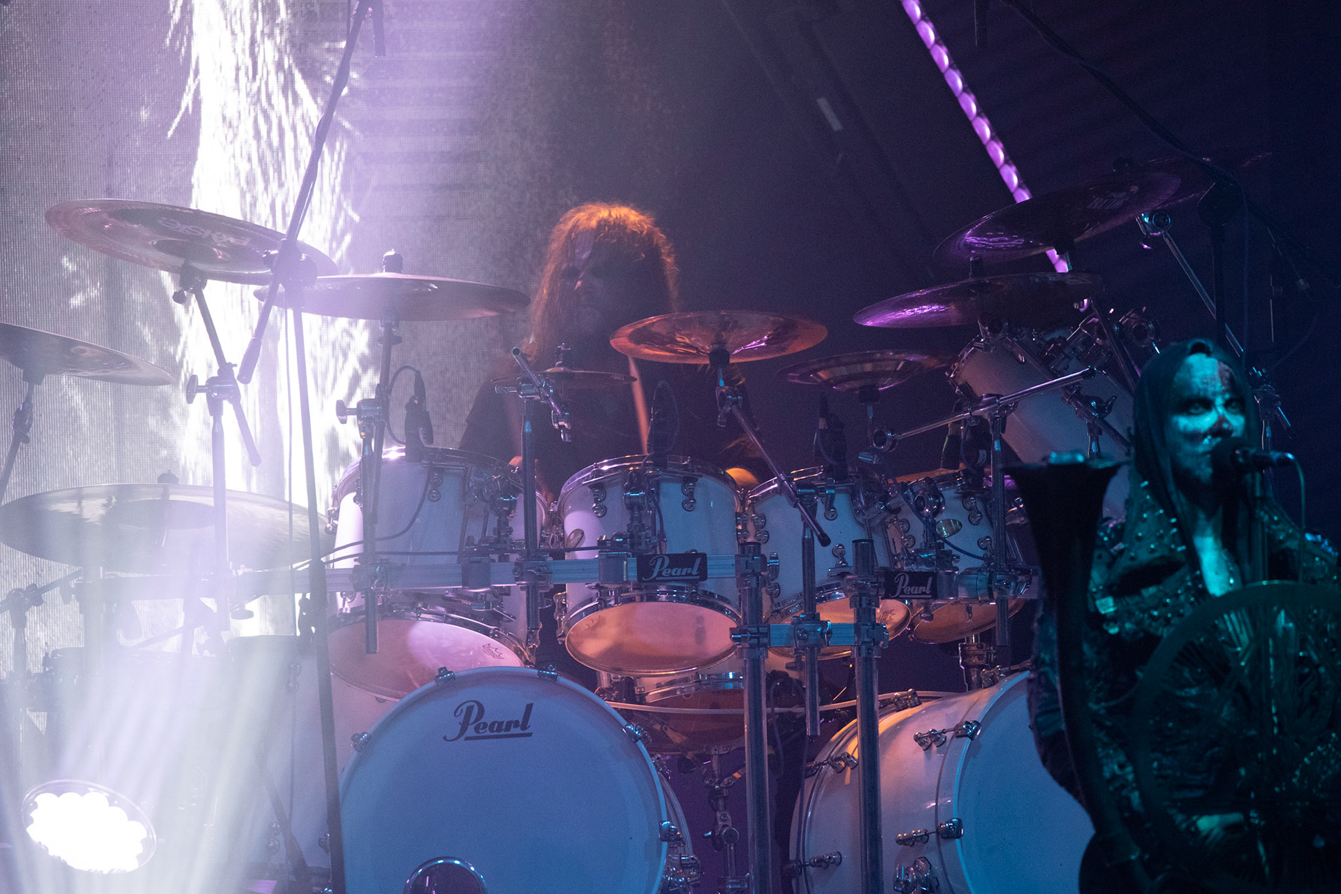 14.12.2018r. Behemoth koncert Merry Christless - Warszawa Progresja, Adam "Nergal" Darski – gitara, wokal prowadzący, 
Zbigniew "Inferno" Promiński – perkusja,
Tomasz "Orion" Wróblewski – gitara basowa, Patryk "Seth" Sztyber – gitara,  fot. Andrzej Wasilkiewicz/Reporter