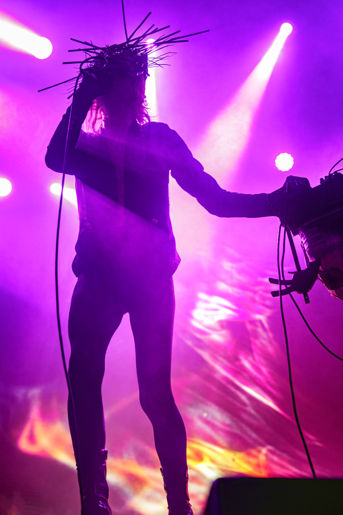 22.10.2021 Chris Corner - jako IAMX, klub Progresja, Warszawa. fot. Andrzej Wasilkiewicz/Reporter