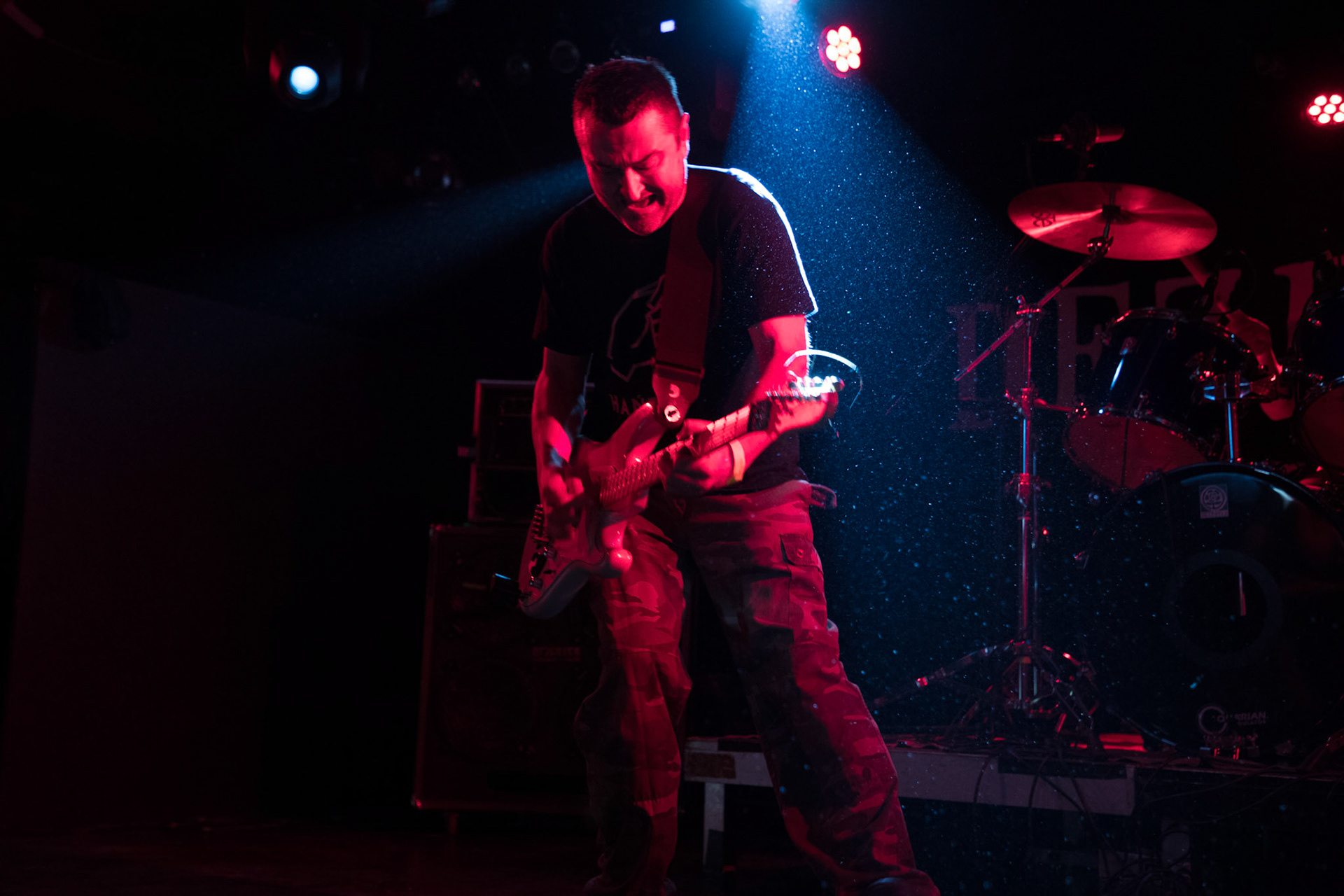 9.12.2017r Dezerter koncert Proxima, Robert Robal Matera gitara, wokal, Krzysztof Grabowski perkusja , Jacek Chrzanowski gitara basowa fot. Andrzej Wasilkiewicz/Reporter