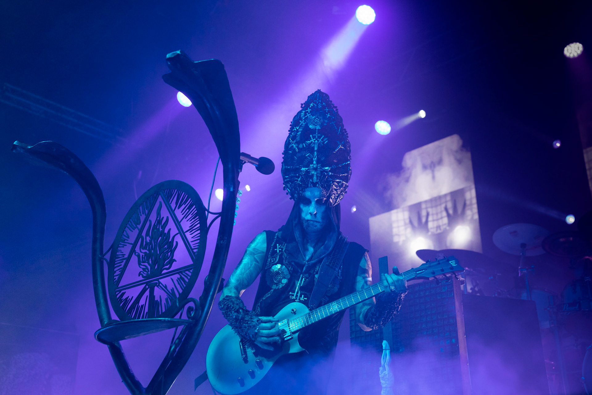 BEHEMOTH - Polska - death metal, black metal
Adam NERGAL Darski -  Guitars,
INFERNO - Drums ov Annihilation and Artillery,
ORION - Bass Guitars,
SETH -  Lead Guitars,
koncert w Warszawskiej Progresji w ramach trasy Ecclesia Diabolica Baltica.
fot. Andrzej Wasilkiewicz/Reporter