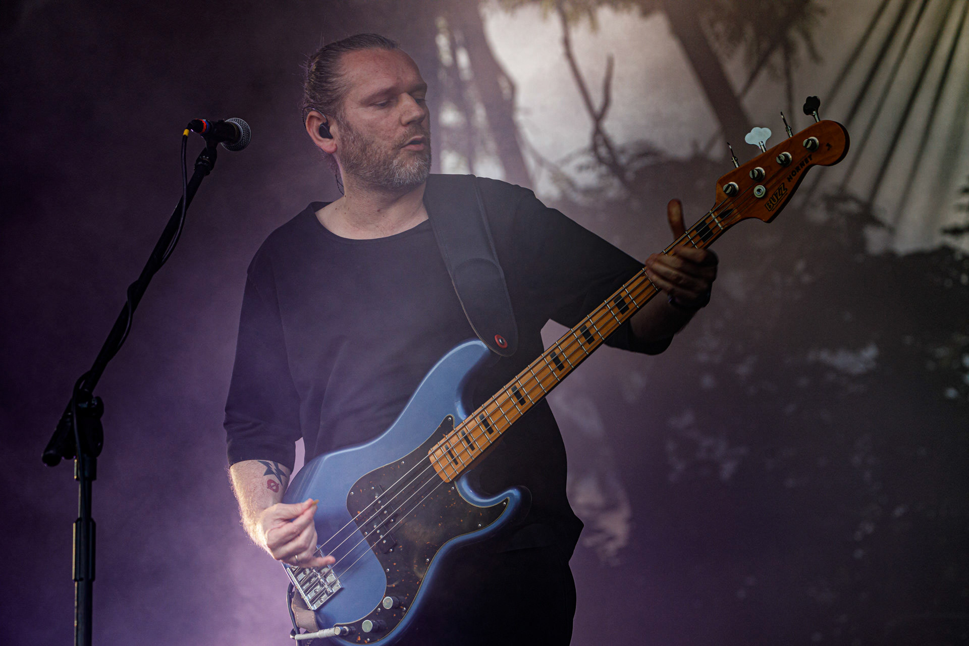 10.07.2022 Organek -  Antyfest Antyradia 2022 - Warszawa, letnia scena klubu Progresja. Tomasz Organek – gitara, wokal,Adam Staszewski – gitara basowa,Robert Markiewicz – perkusja,Tomasz Lewandowski – instrumenty klawiszowe,Rock alternatywny.fot. Andrzej Wasilkiewicz/Reporter