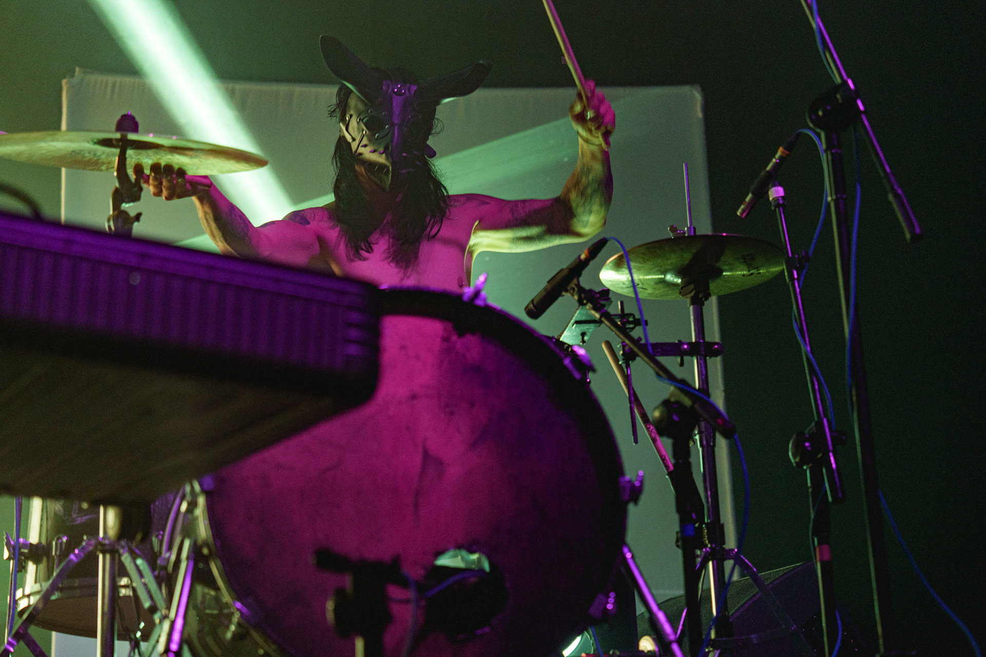 22.10.2021 Chris Corner - jako IAMX, klub Progresja, Warszawa. fot. Andrzej Wasilkiewicz/Reporter