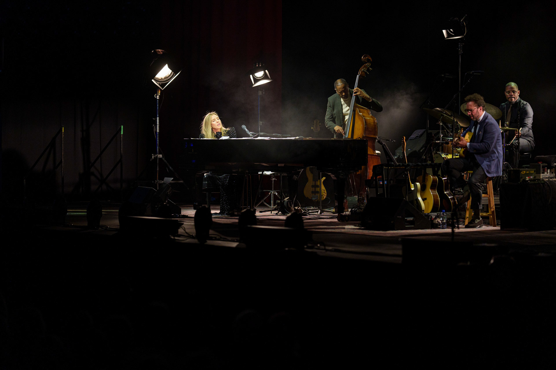 9.05.2023 Kanadyjska ikona jazzu Diana Krall, warszawski koncert na Torwarze. Produkcja Knock Out Productions.fot. Andrzej Wasilkiewicz/Reporter