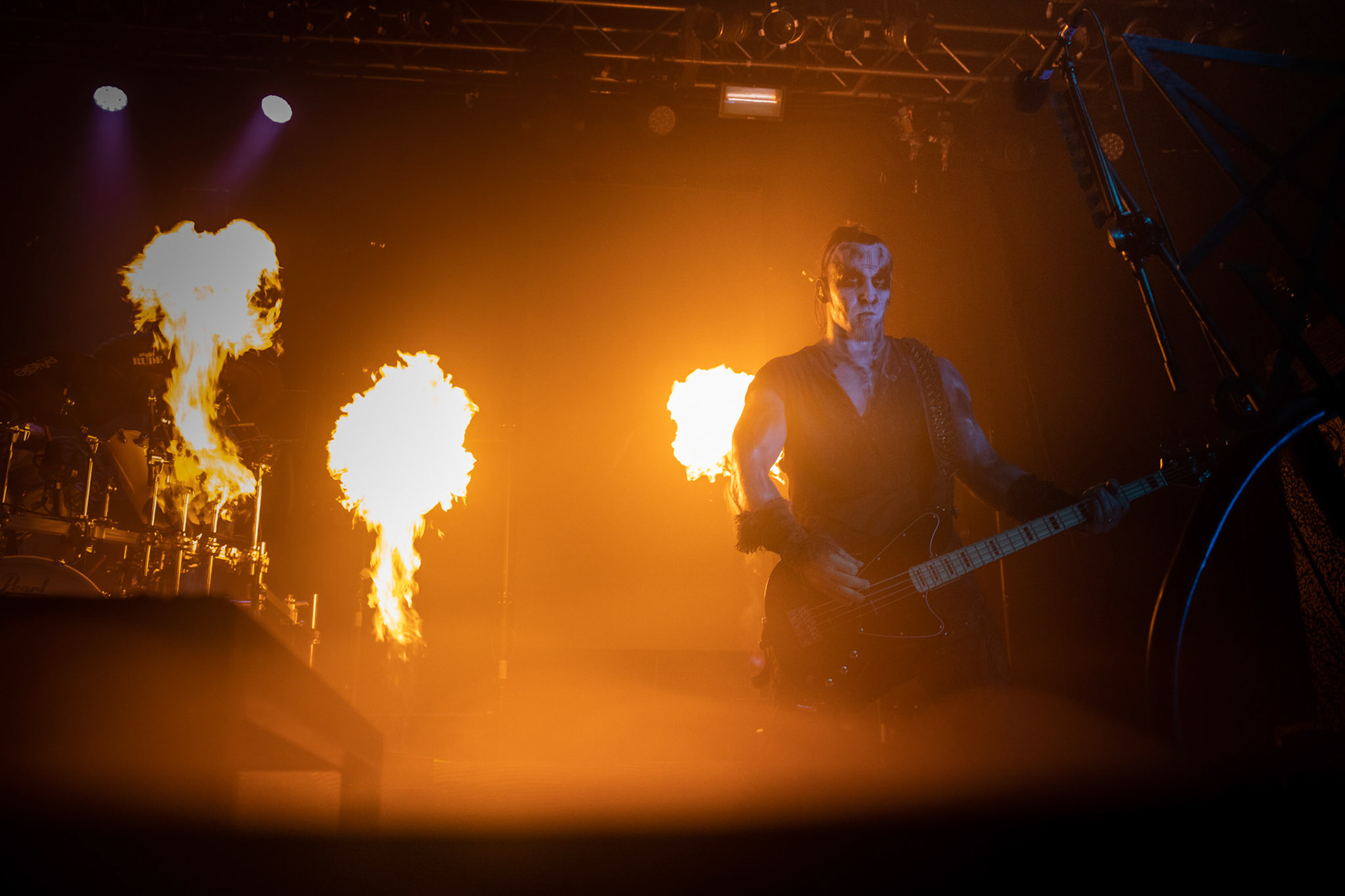 BEHEMOTH - Polska - death metal, black metal
Adam NERGAL Darski -  Guitars,
INFERNO - Drums ov Annihilation and Artillery,
ORION - Bass Guitars,
SETH -  Lead Guitars,
koncert w Warszawskiej Progresji w ramach trasy Ecclesia Diabolica Baltica.
fot. Andrzej Wasilkiewicz/Reporter
