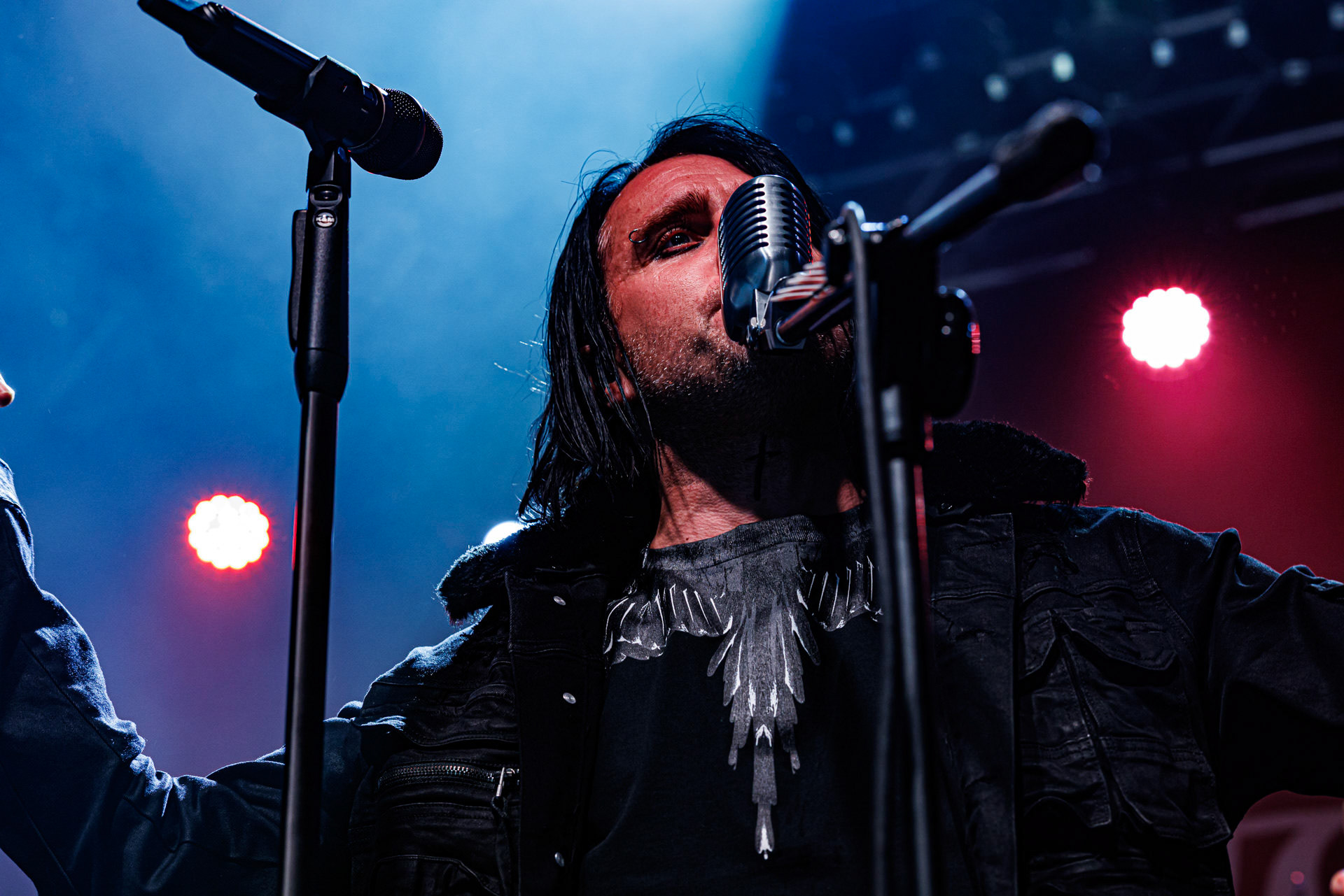 7.10.2022 Warszawski koncert Three Days Grace w klubie Progresja.Kanadyjczycy promuja nowy album EXPLOSIONS.n/z Barry Stock – gitara, n/z Brad Walst – gitara basowa, n/z Neil Sanderson – perkusja, instrumenty klawiszowe, n/z Matt Walst – wokal,Produkcja Knock Out Productions, Fot. Andrzej Wasilkiewicz/Reporter