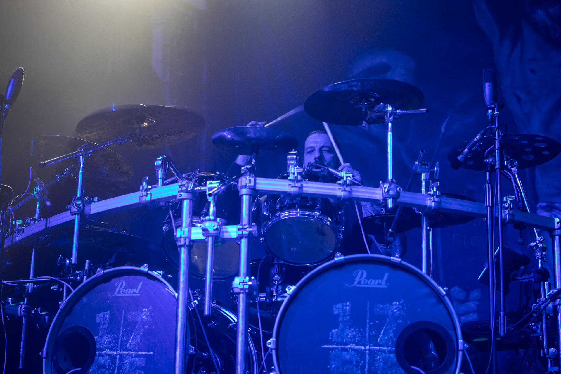 25.11.2019 Warszawa Klub Progresja Europejska Trasa Moonspell z Rotting Christ 2019 
koncert Rotting Christ
N/z Sakis Tolis gitara wokal
N/z Themis Tolis perkusja 
N/z Vagelis Karzis gitara basowa
N/z George Emmanuel  gitara
fot. Andrzej Wasilkiewicz/REPORTER